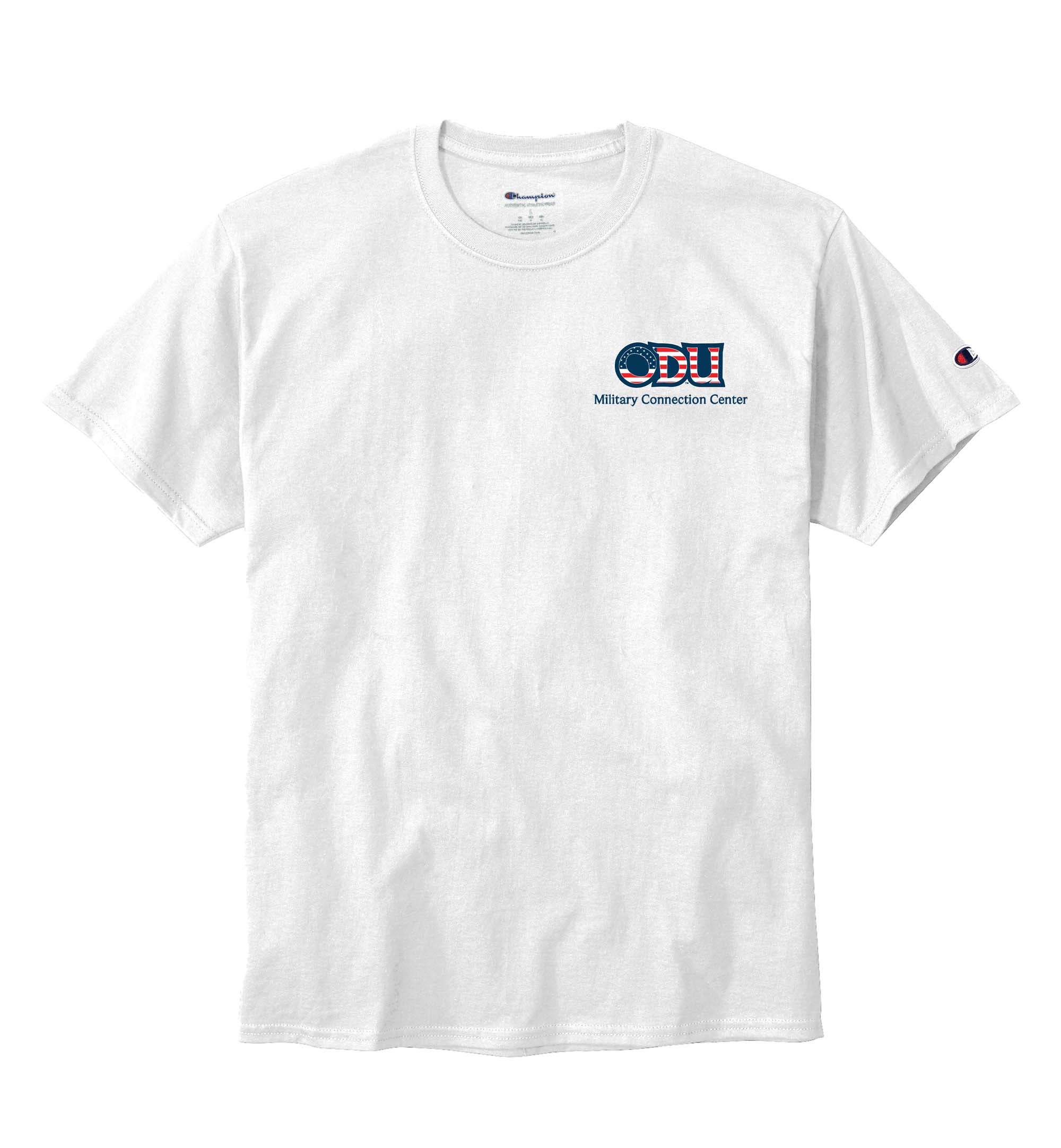 Old Dominion University, ODU Military - Military Connection Center, Champion ® Heritage 6-Oz. Jersey T-Shirt  - White