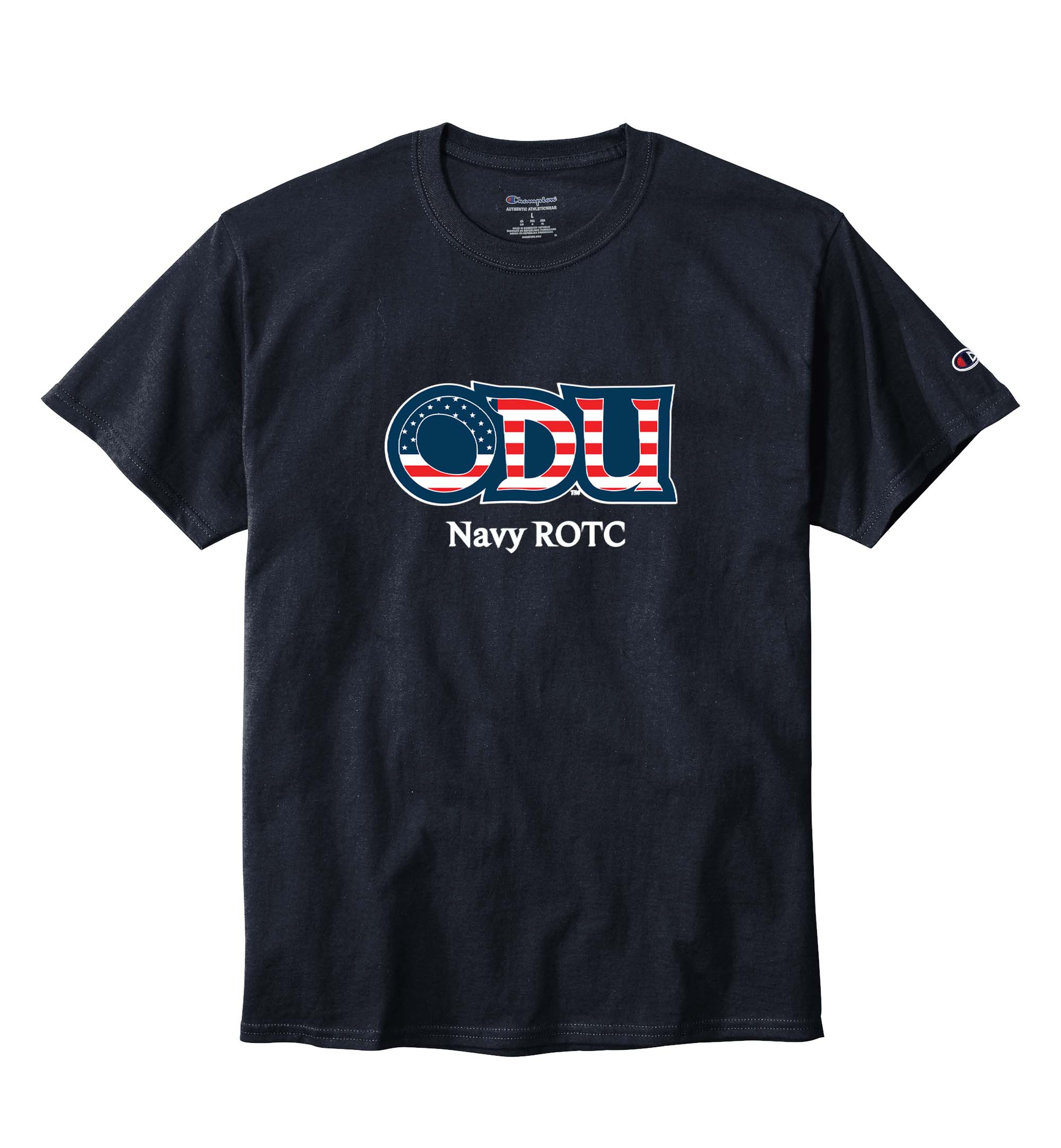 Old Dominion University, ODU Military - Navy ROTC, Champion ® Heritage 6-Oz. Jersey T-Shirt - Navy