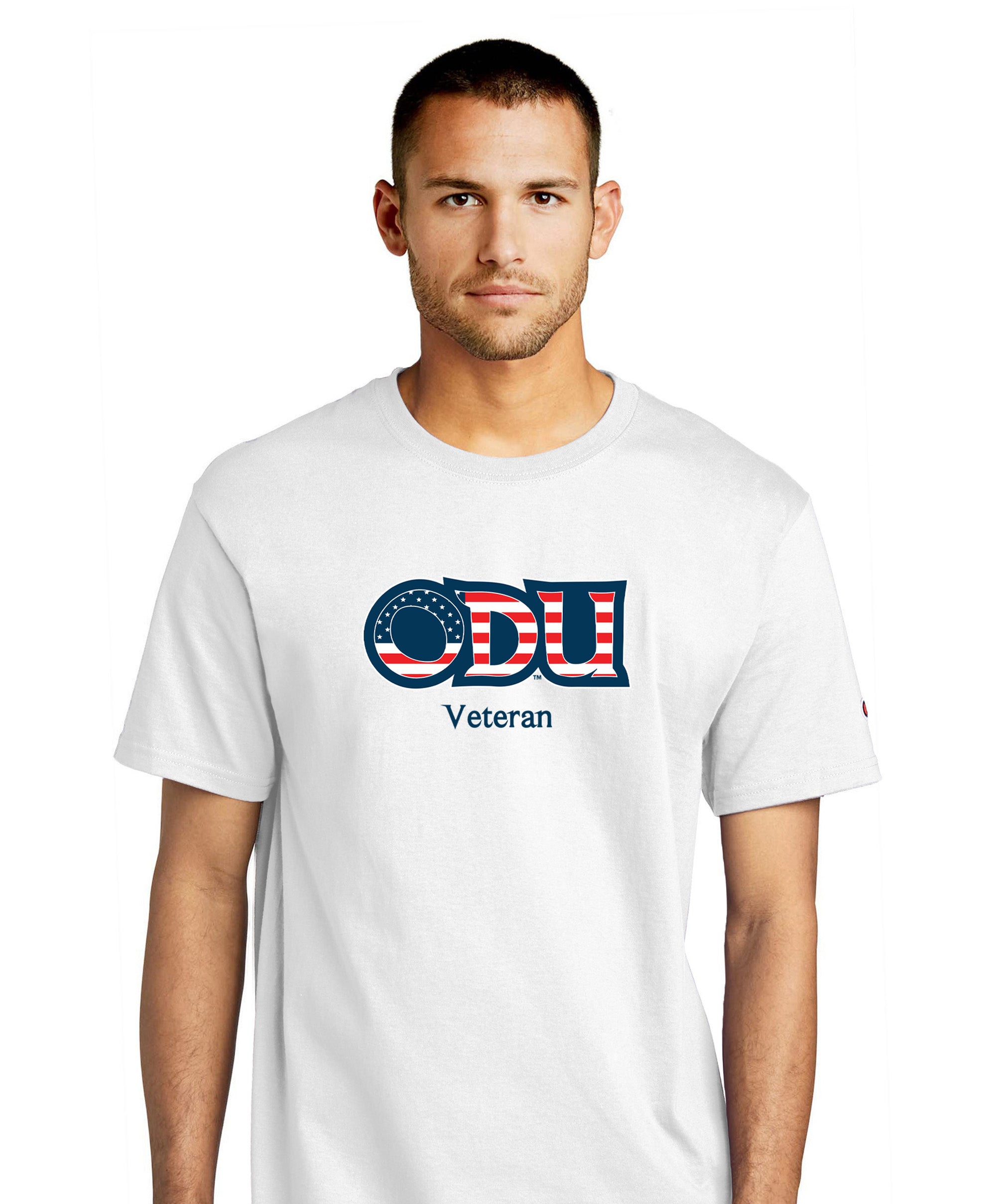 Old Dominion University, ODU Military - Veteran, Champion ® Heritage 6-Oz. Jersey T-Shirt - White