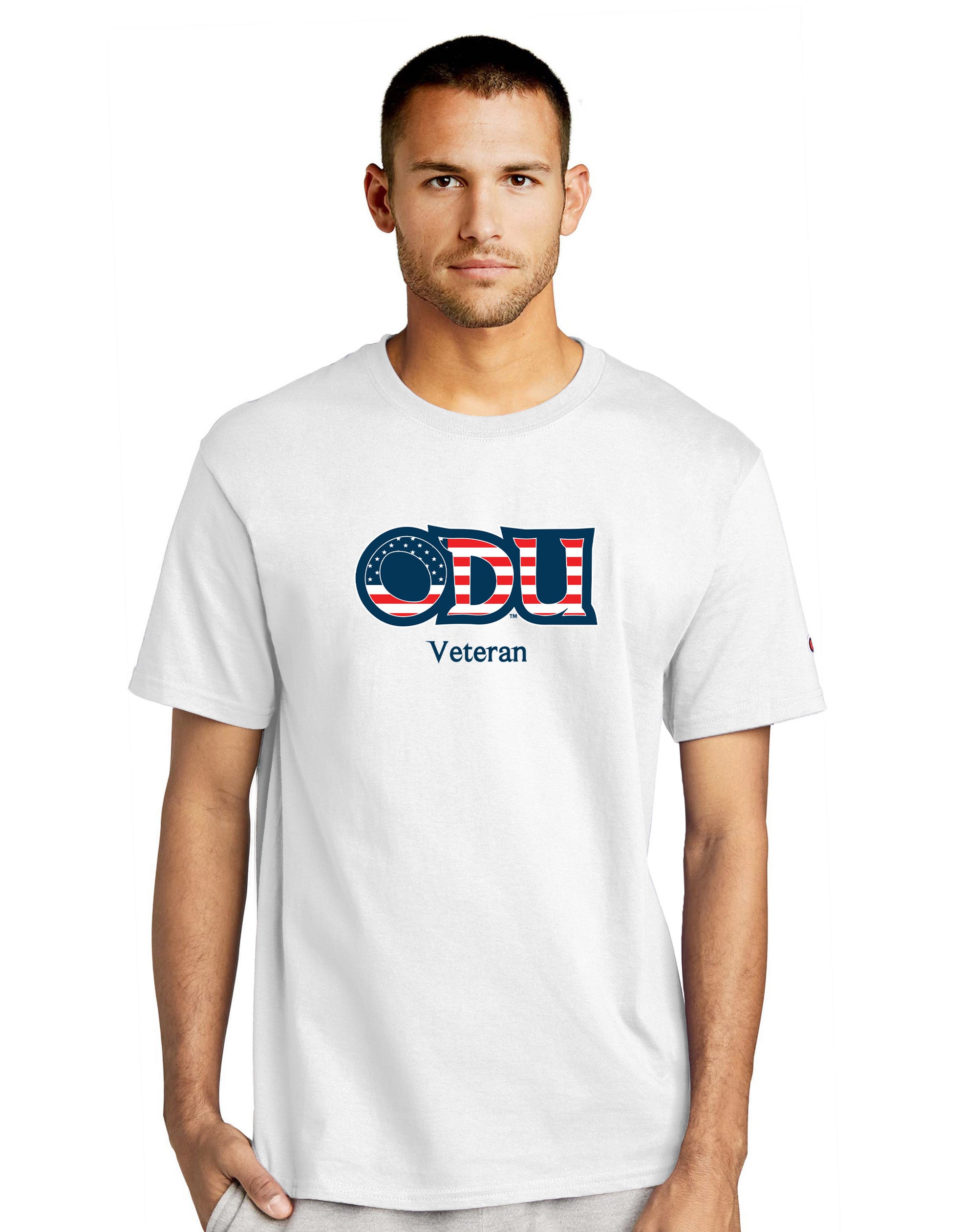 Old Dominion University, ODU Military - Veteran, Champion ® Heritage 6-Oz. Jersey T-Shirt - White