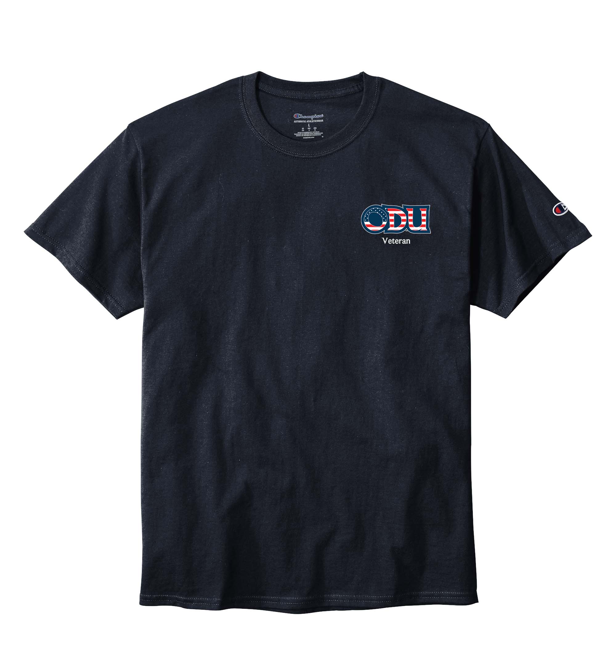 Old Dominion University, ODU Military - Veteran, Champion ® Heritage 6-Oz. Jersey T-Shirt -Navy