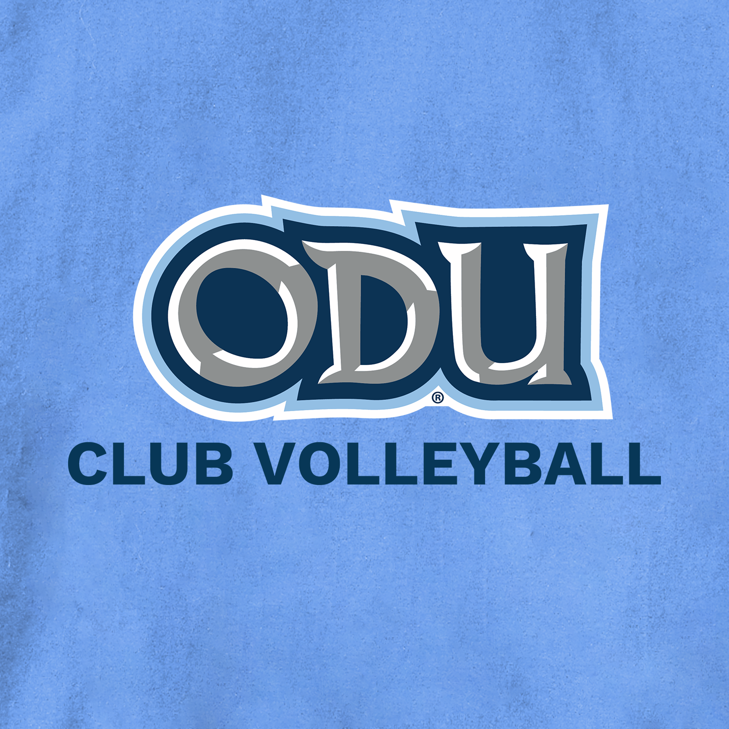 Old Dominion University, Club Sports - Volleyball, Champion ® Heritage 6-Oz. Jersey T-Shirt - Hudson Blue