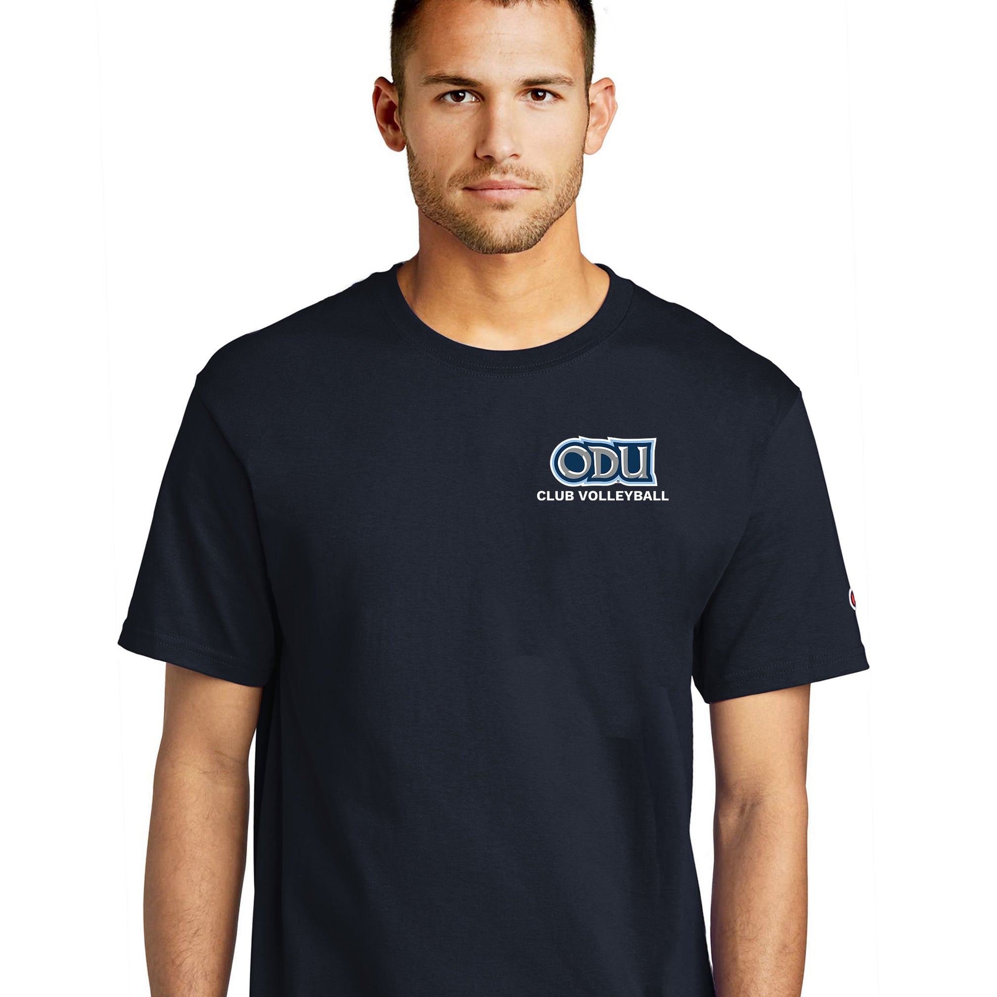 Old Dominion University, Club Sports - Volleyball, Champion ® Heritage 6-Oz. Jersey T-Shirt - Navy