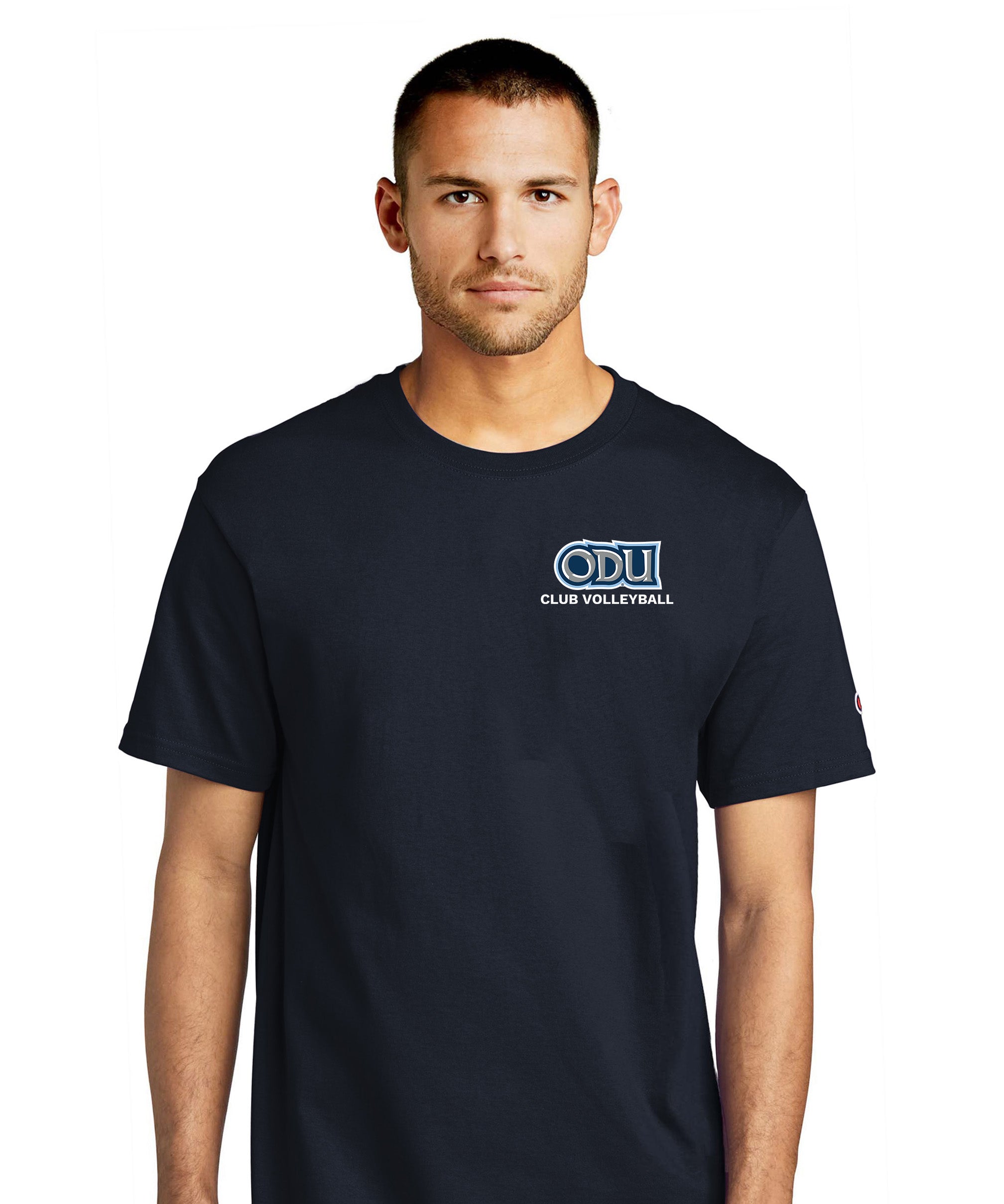 Old Dominion University, Club Sports - Volleyball, Champion ® Heritage 6-Oz. Jersey T-Shirt - Navy