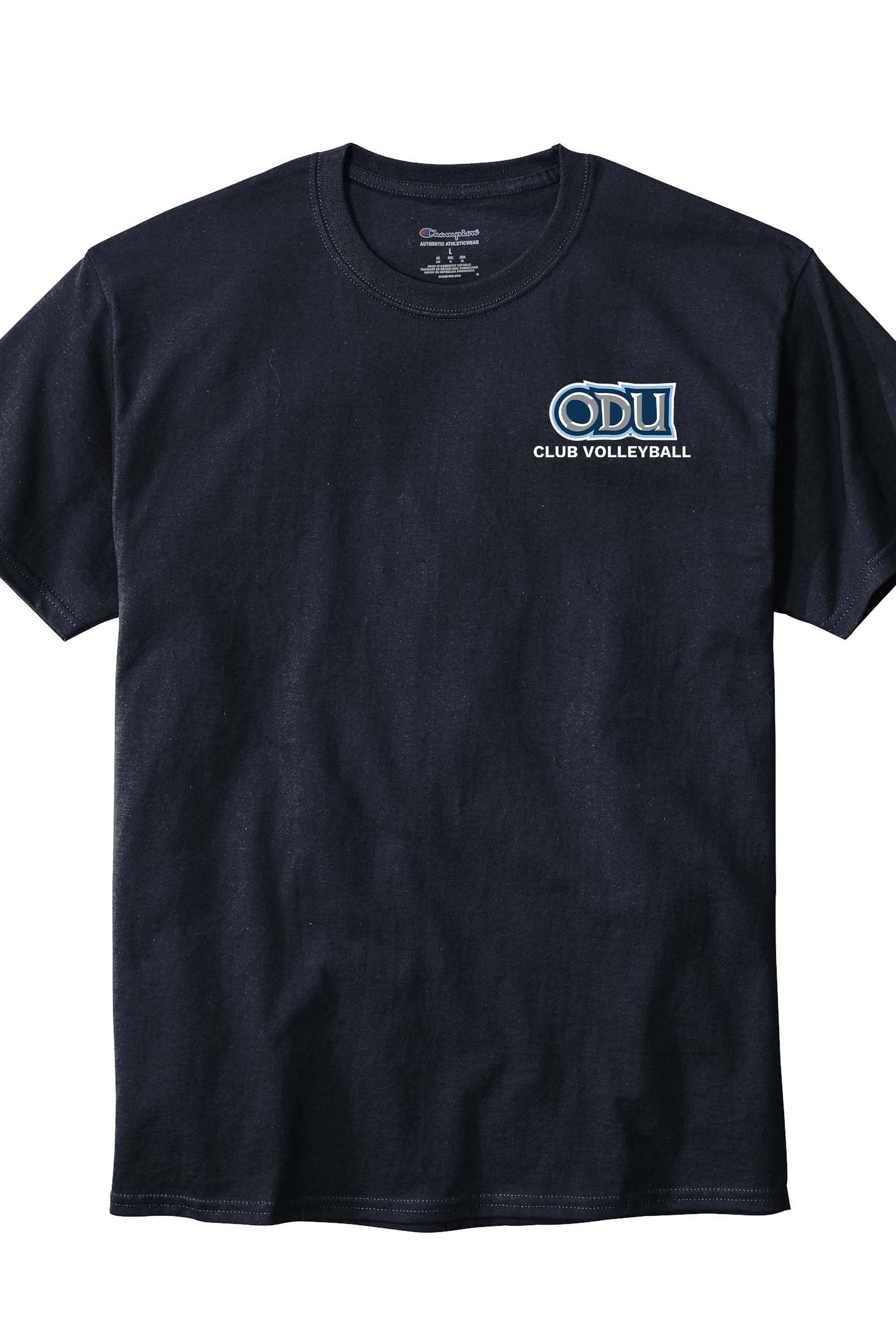 Old Dominion University, Club Sports - Volleyball, Champion ® Heritage 6-Oz. Jersey T-Shirt - Navy