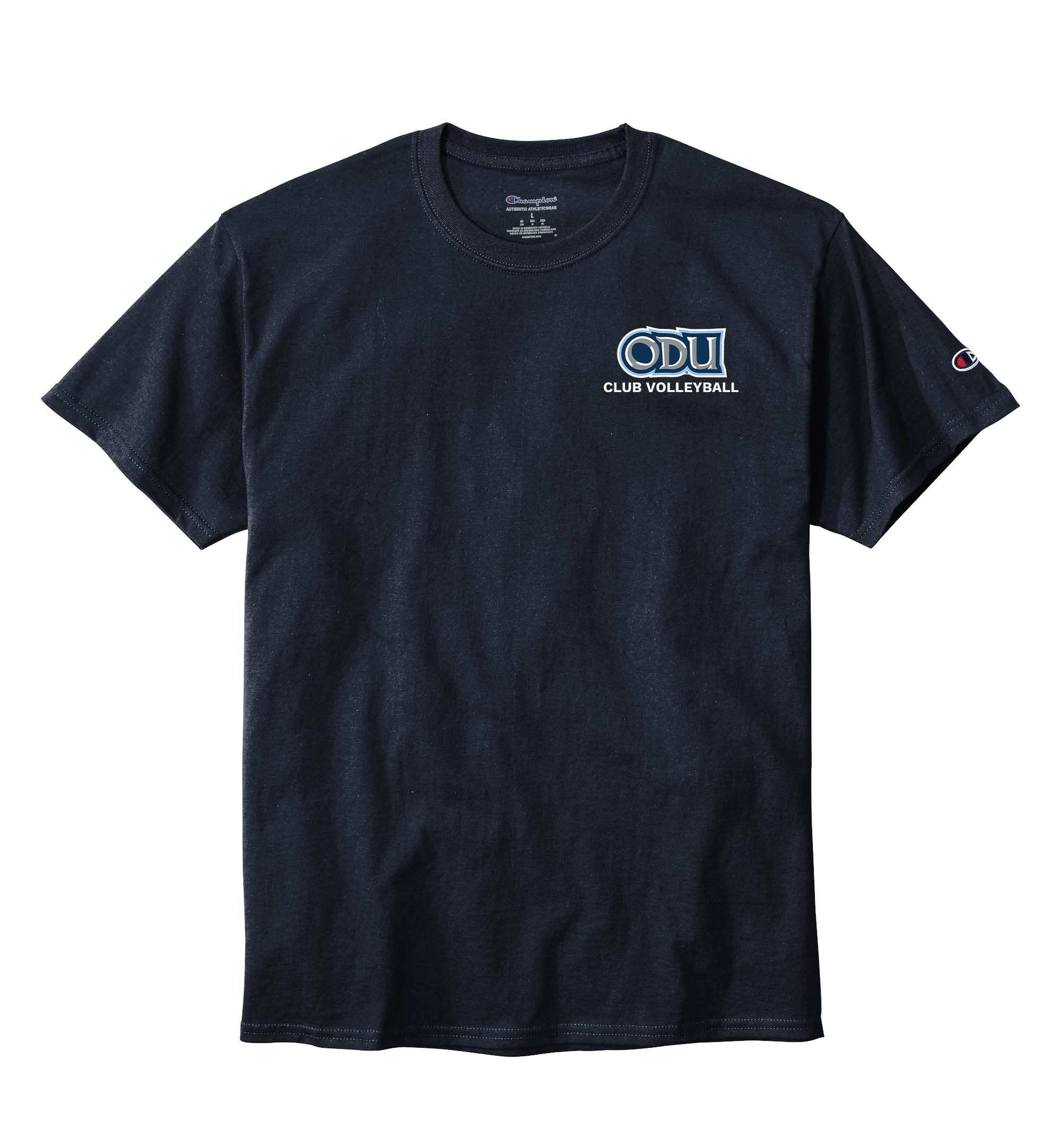 Old Dominion University, Club Sports - Volleyball, Champion ® Heritage 6-Oz. Jersey T-Shirt - Navy