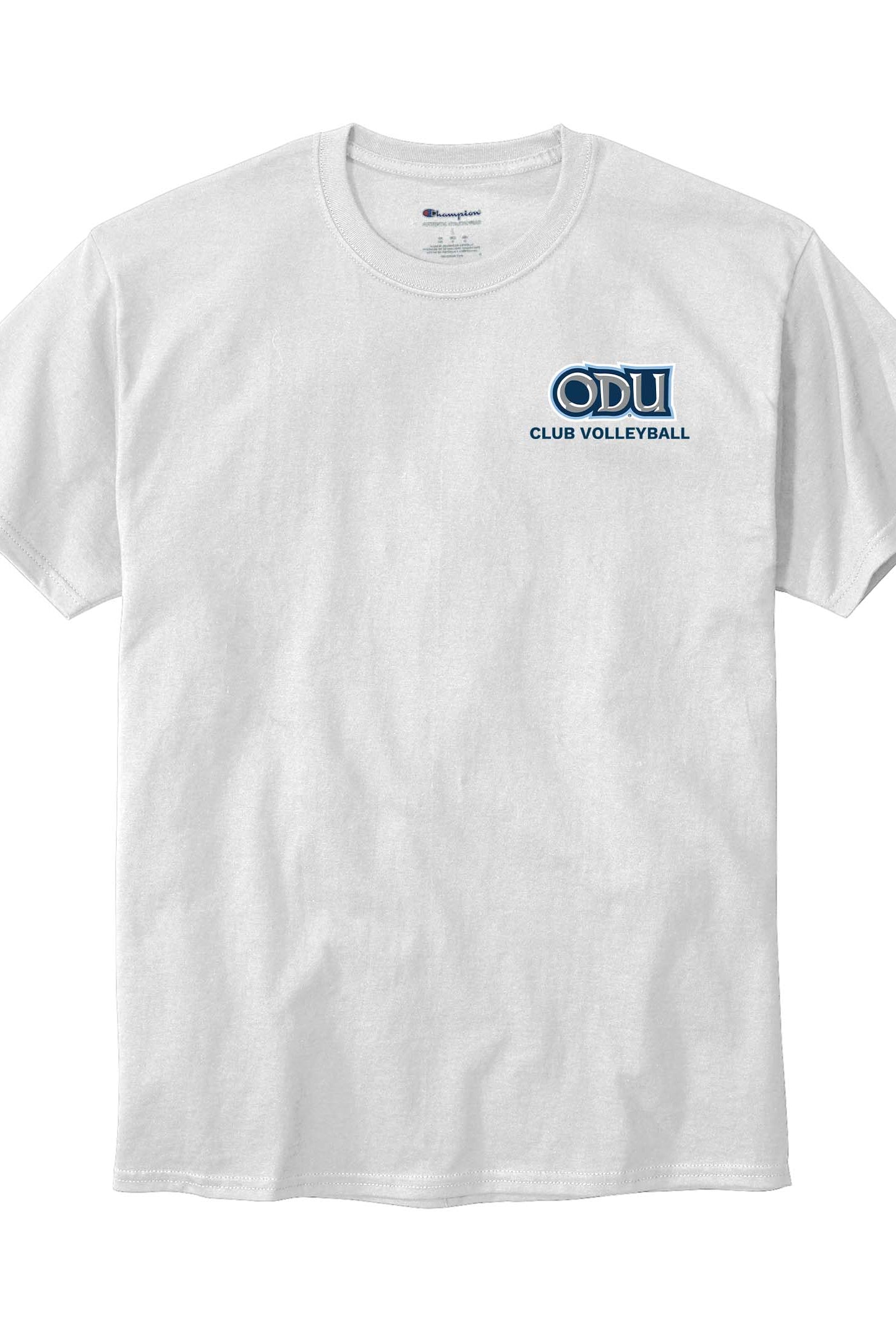 Old Dominion University, Club Sports - Volleyball, Champion ® Heritage 6-Oz. Jersey T-Shirt - White