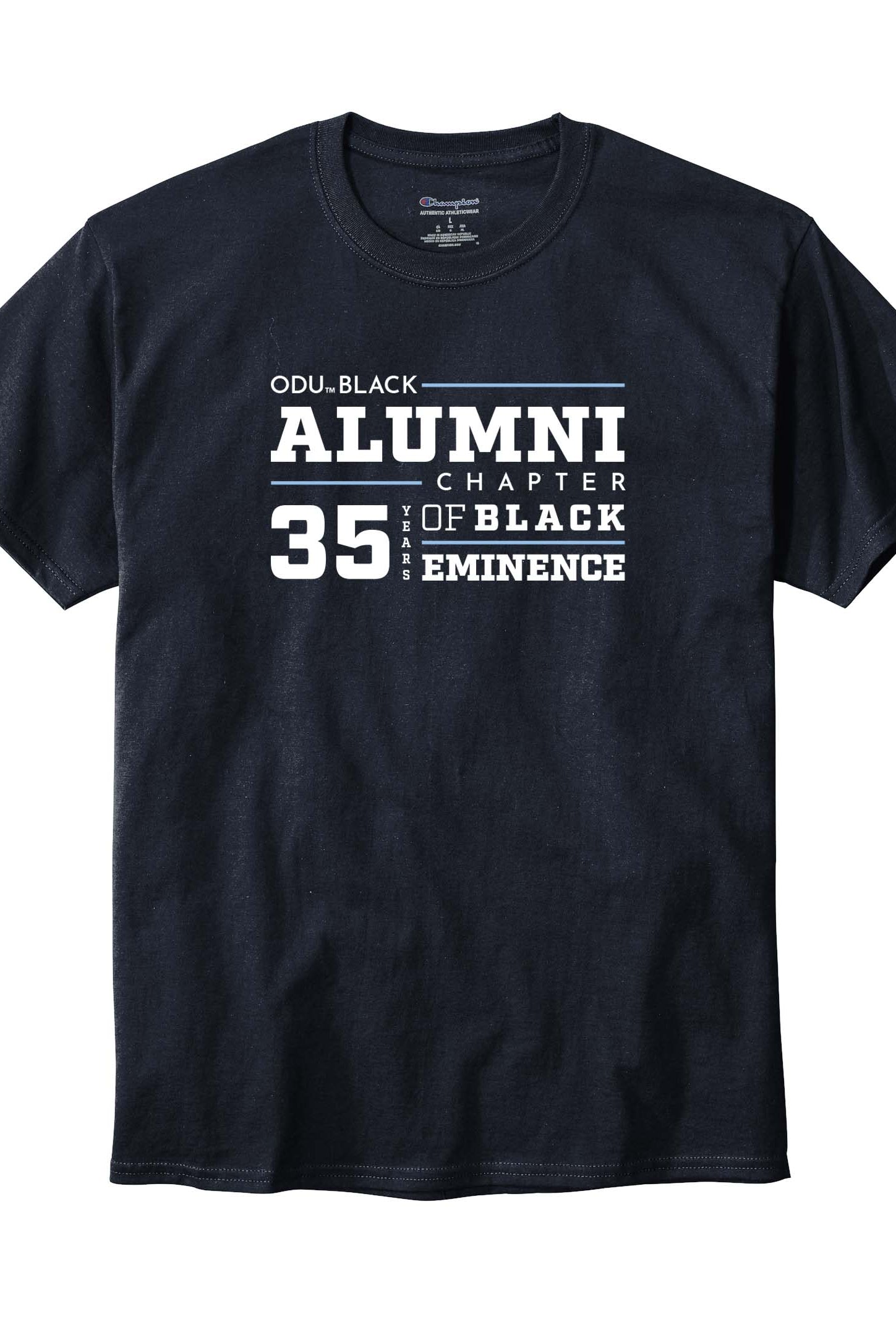 Old Dominion University, Black Alumni Chapter, #06, Champion ® Heritage 6-Oz. Jersey T-Shirt- Navy