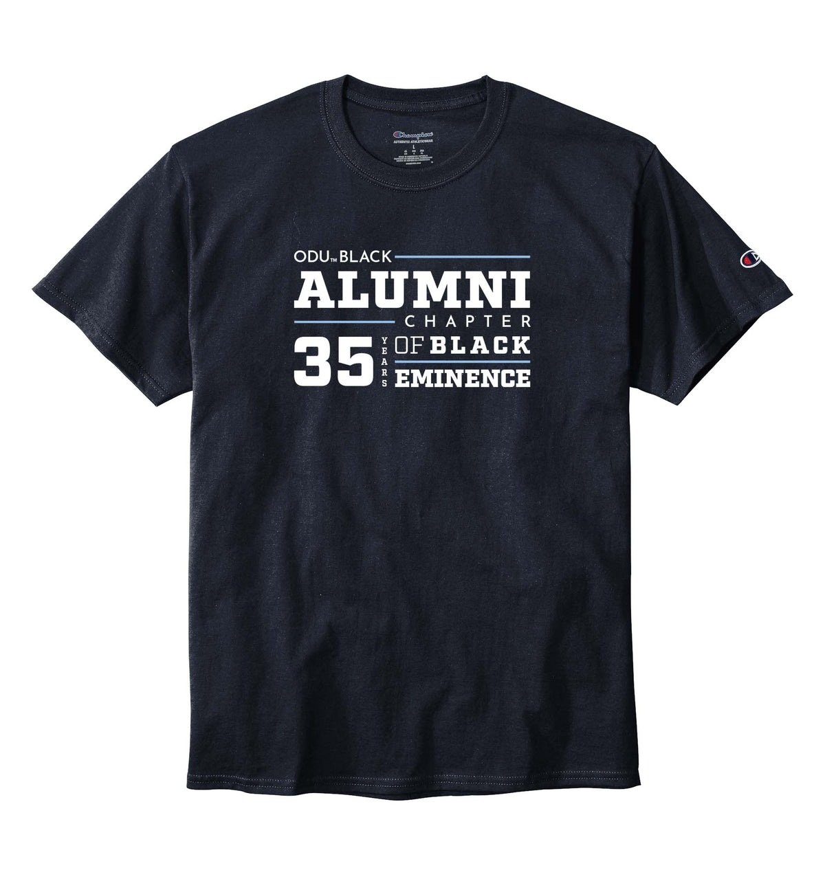 Old Dominion University, Black Alumni Chapter, #06, Champion ® Heritage 6-Oz. Jersey T-Shirt- Navy