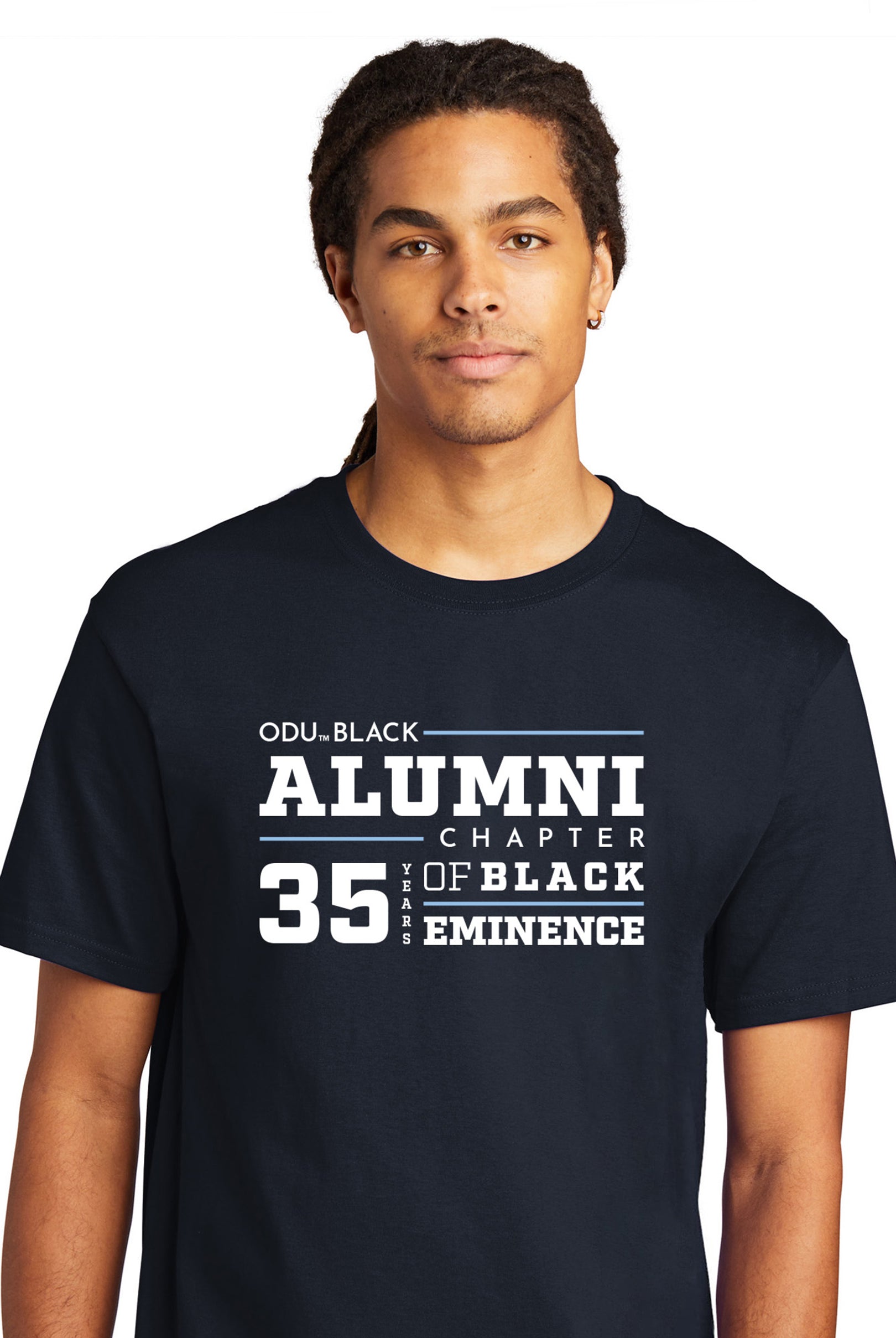 Old Dominion University, Black Alumni Chapter, #06, Champion ® Heritage 6-Oz. Jersey T-Shirt- Navy