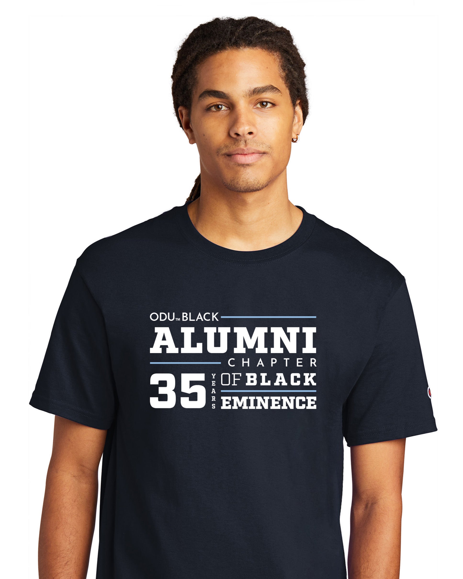 Old Dominion University, Black Alumni Chapter, #06, Champion ® Heritage 6-Oz. Jersey T-Shirt- Navy