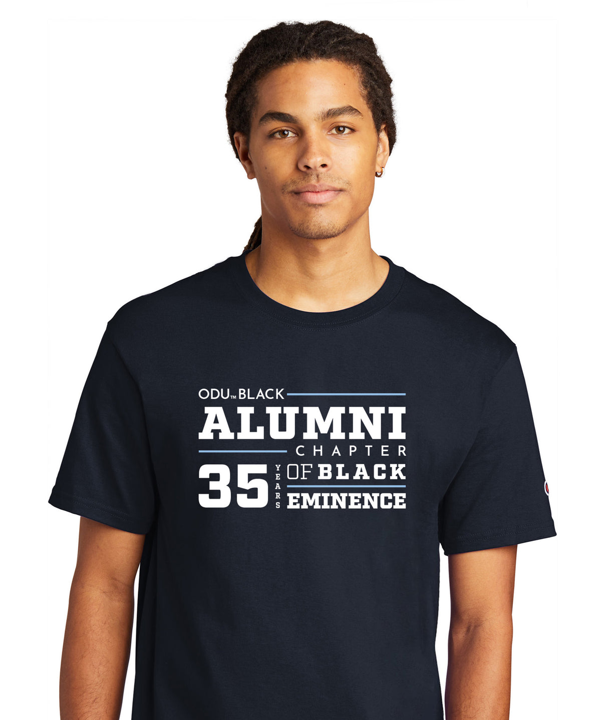 Old Dominion University, Black Alumni Chapter, #06, Champion ® Heritage 6-Oz. Jersey T-Shirt- Navy