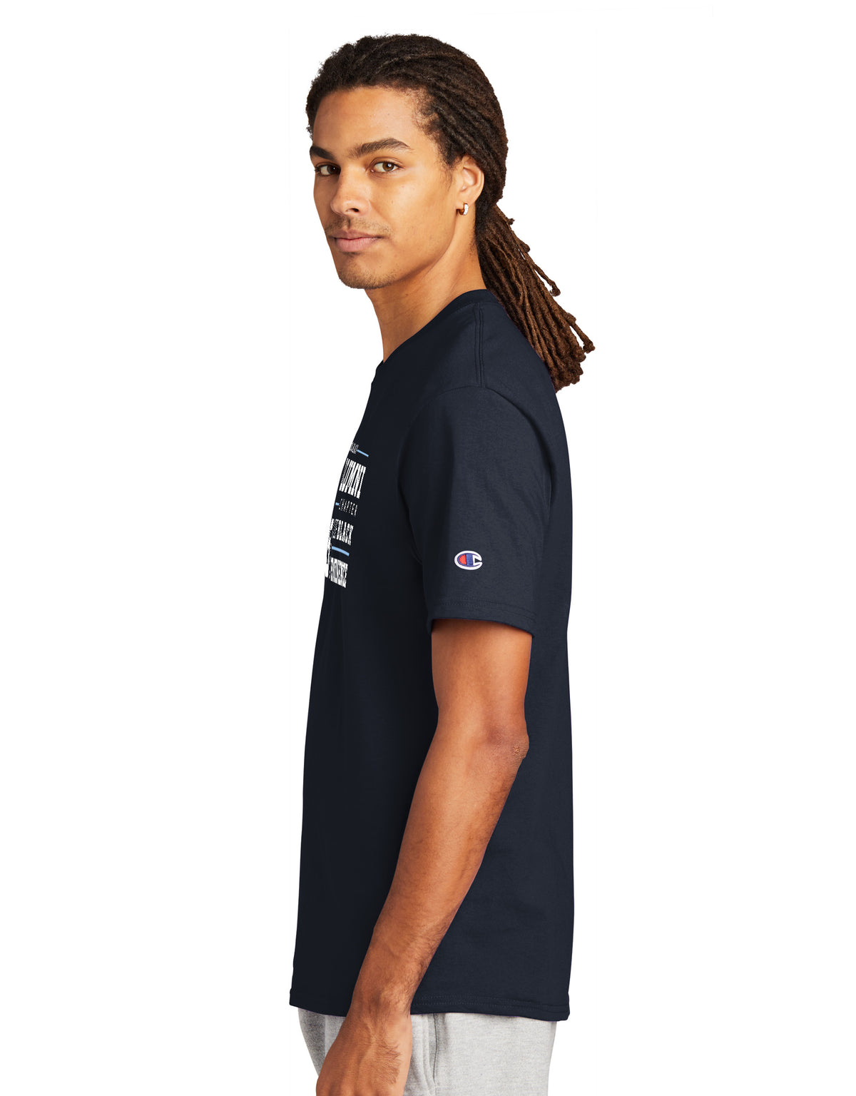 Old Dominion University, Black Alumni Chapter, #06, Champion ® Heritage 6-Oz. Jersey T-Shirt- Navy