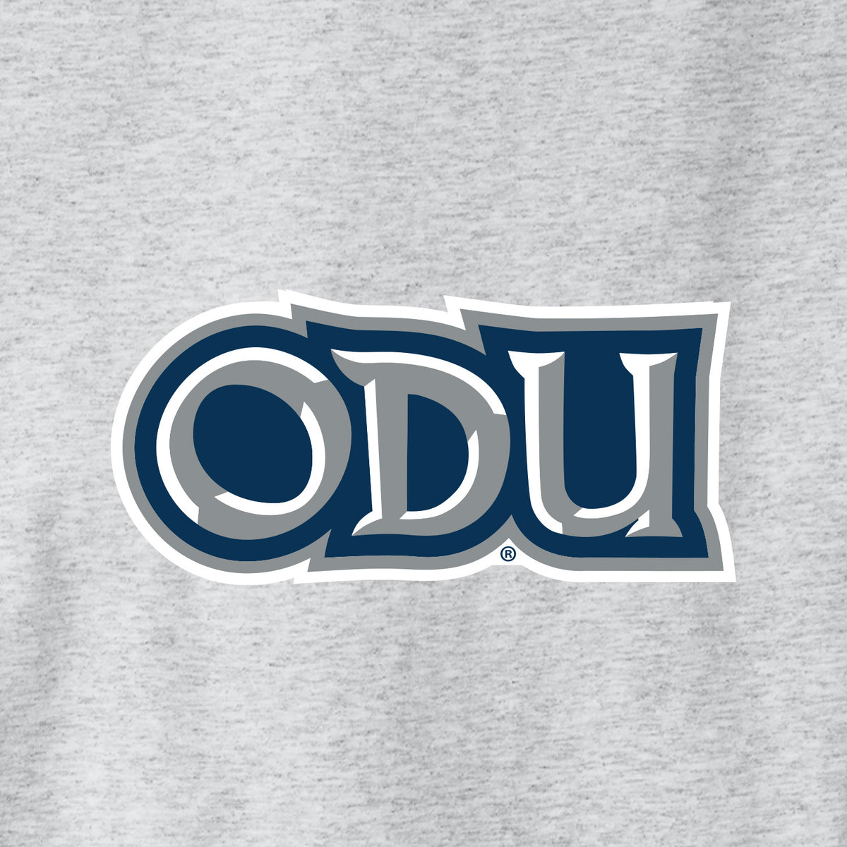 Old Dominion University, ODU Logo, Champion ® Heritage 6-Oz. Jersey T-Shirt- Ash