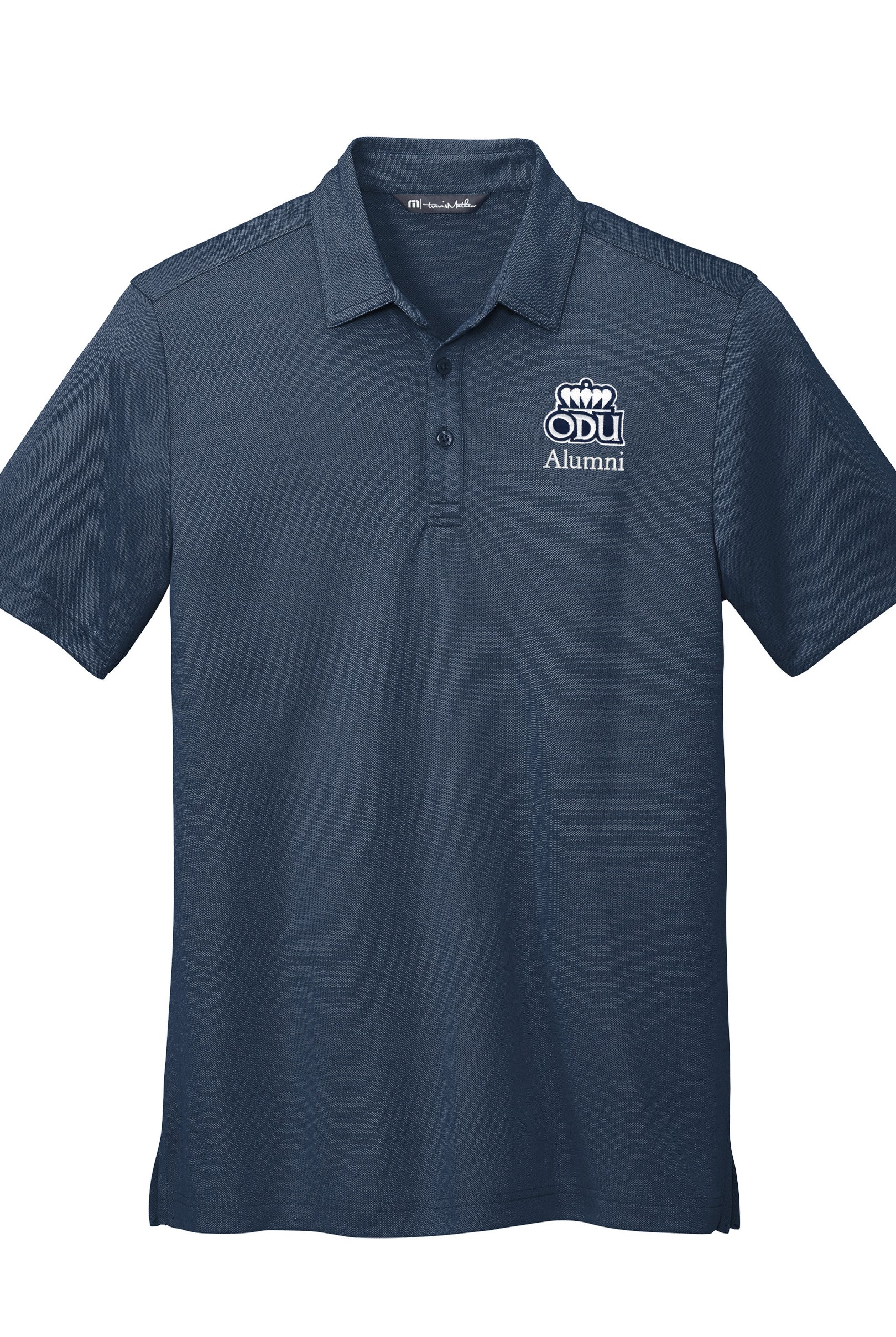 Old Dominion University, ODU Logo, Alumni, TravisMathew Cotton Performance Polo Shirt - Blue Night
