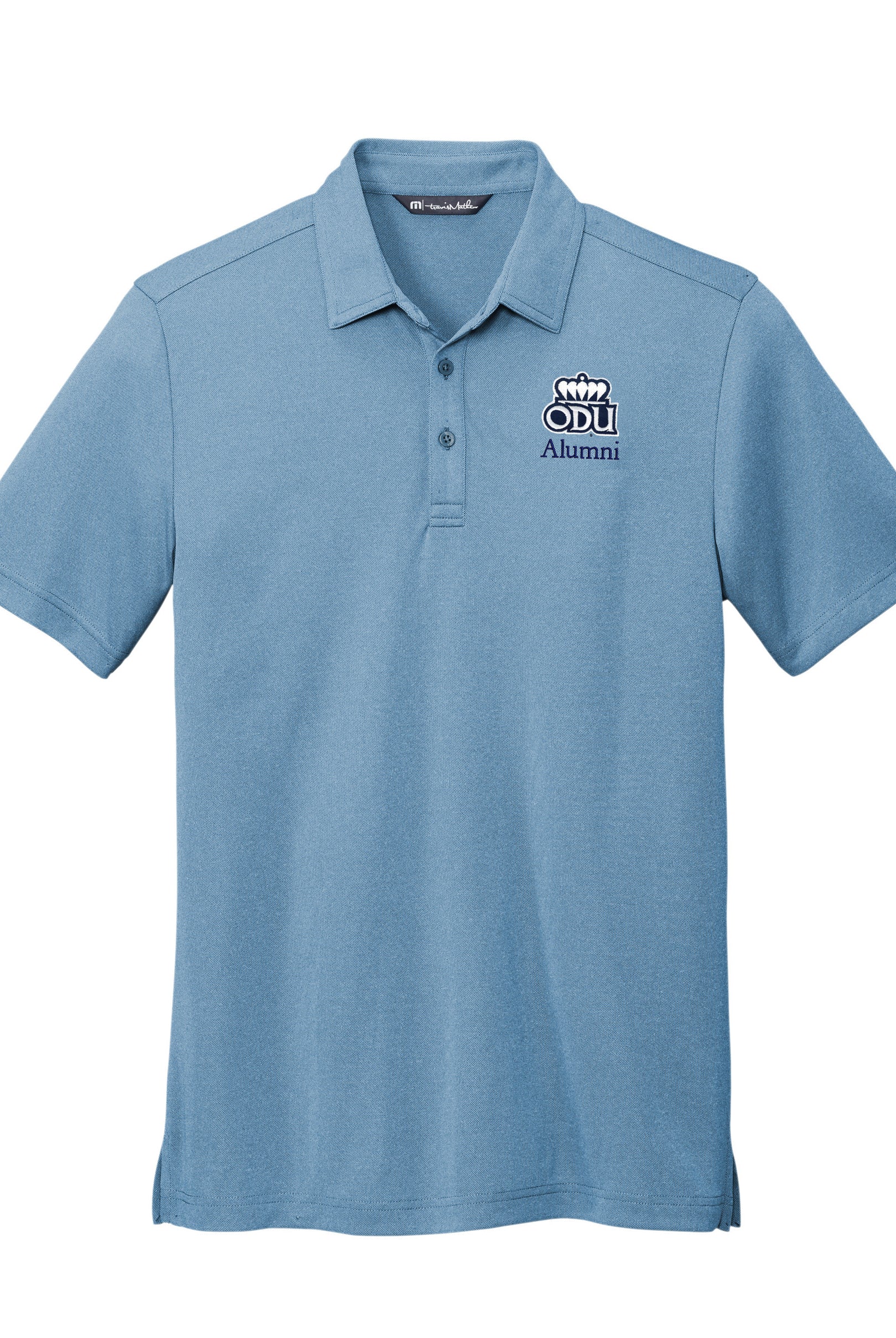 Old Dominion University, ODU Logo, Alumni, TravisMathew Cotton Performance Polo Shirt - Brilliant Blue