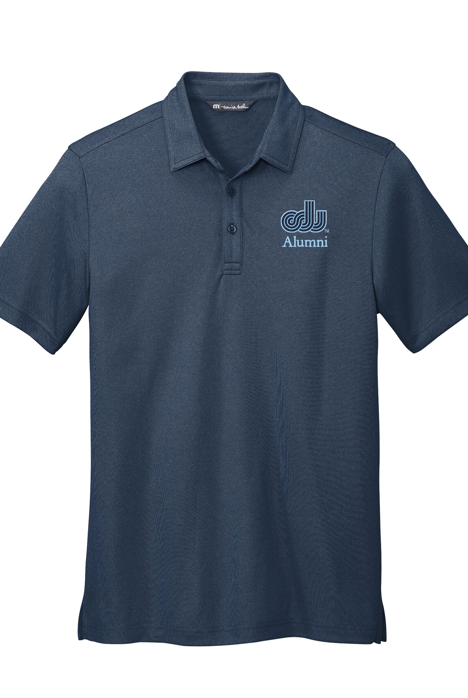 Old Dominion University, ODU Vintage Logo, Alumni, TravisMathew Cotton Performance Polo - Blue night