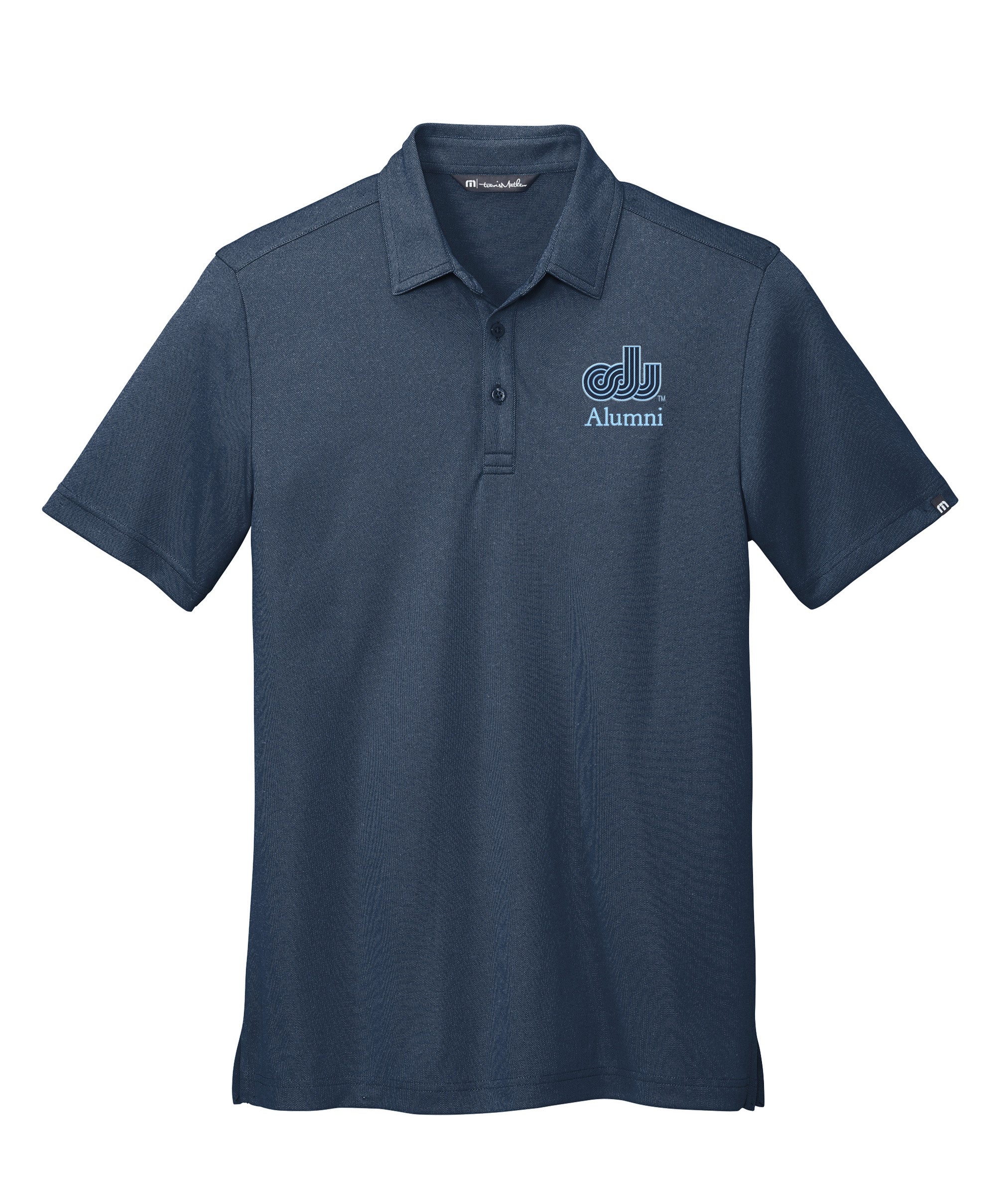 Old Dominion University, ODU Vintage Logo, Alumni, TravisMathew Cotton Performance Polo - Blue night