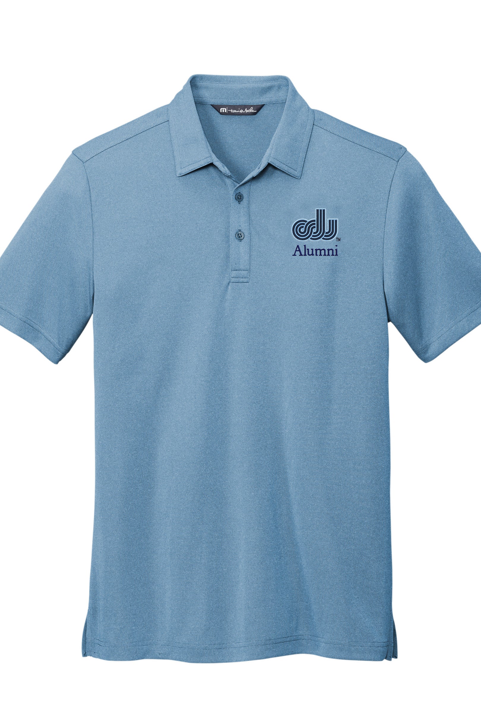 Old Dominion University, ODU Vintage Logo, Alumni, TravisMathew Cotton Performance Polo - Brilliant Blue