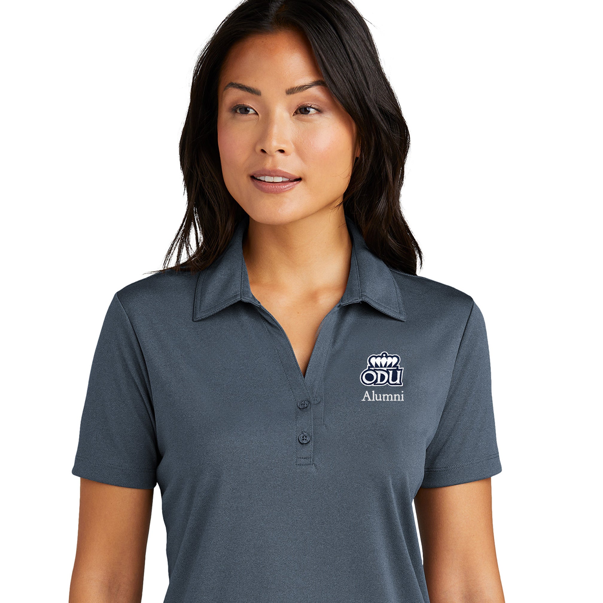 Old Dominion University, ODU, Alumni, TravisMathew Ladies Cotton Performance Polo - Indigo