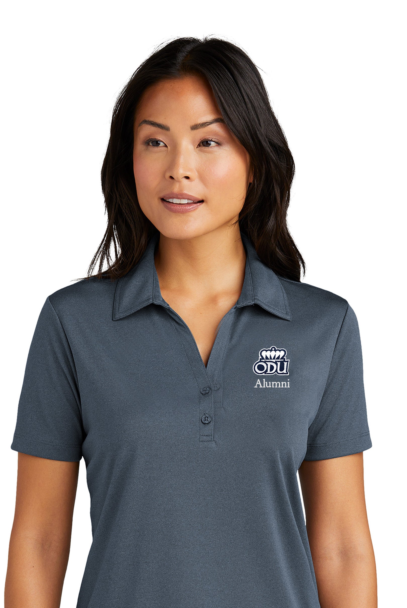 Old Dominion University, ODU, Alumni, TravisMathew Ladies Cotton Performance Polo - Indigo