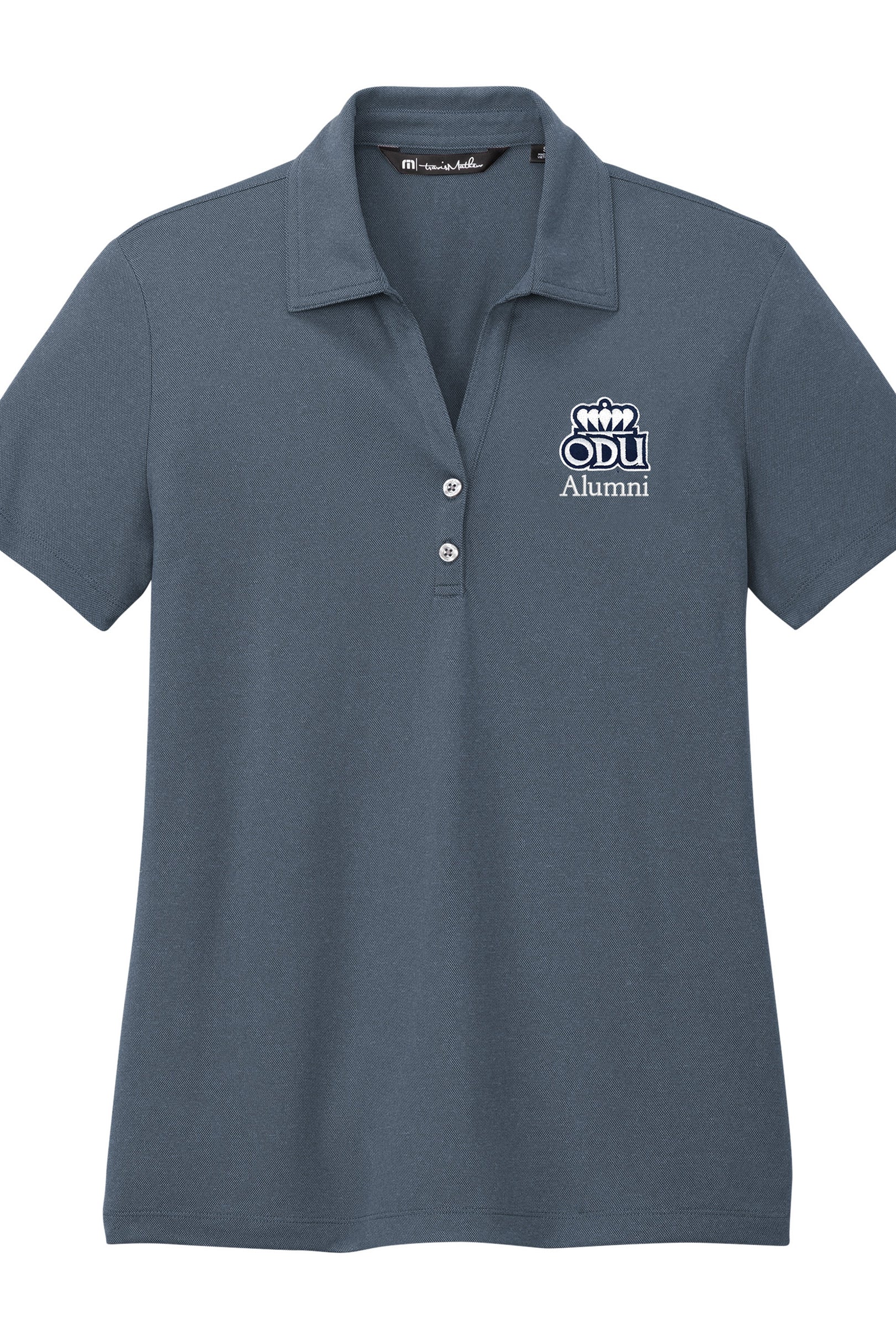 Old Dominion University, ODU, Alumni, TravisMathew Ladies Cotton Performance Polo - Indigo