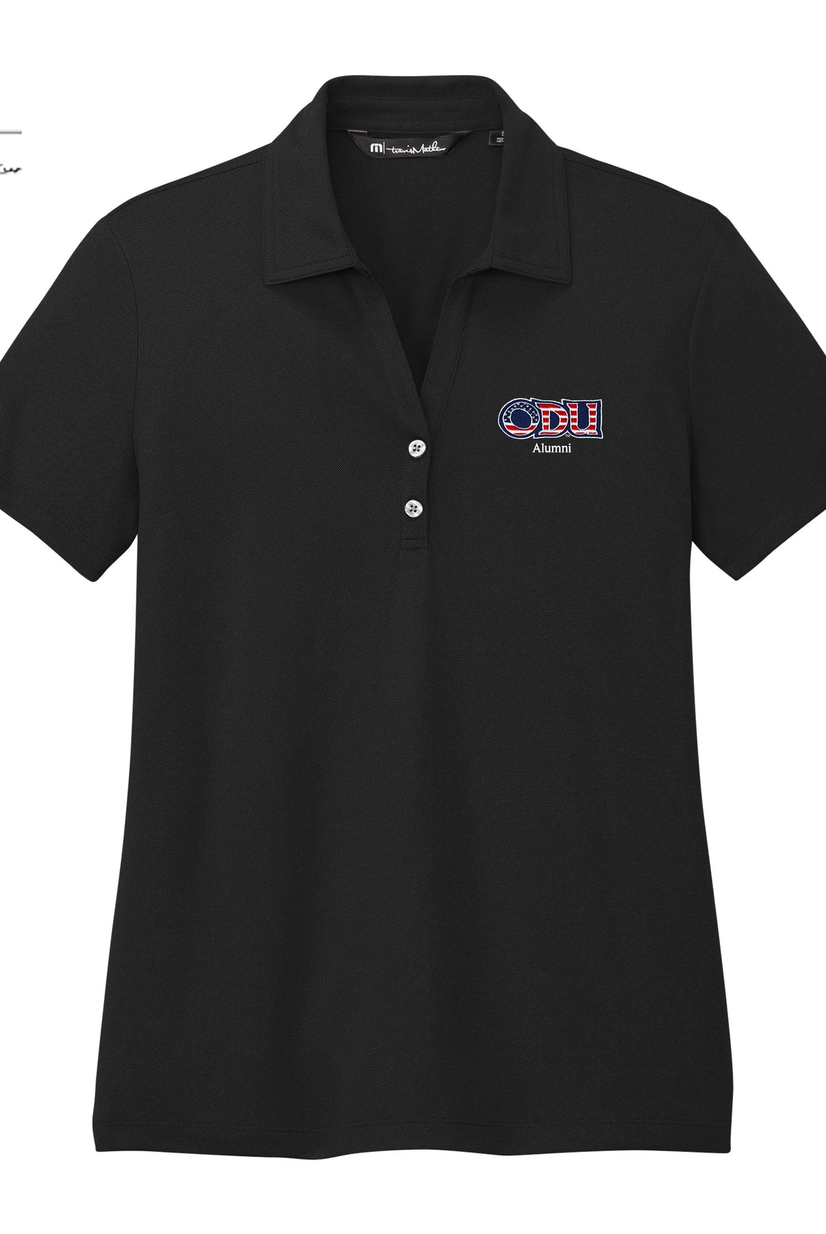 Old Dominion University, ODU Military - Alumni, TravisMathew Women's Coto Performance Polo - Black