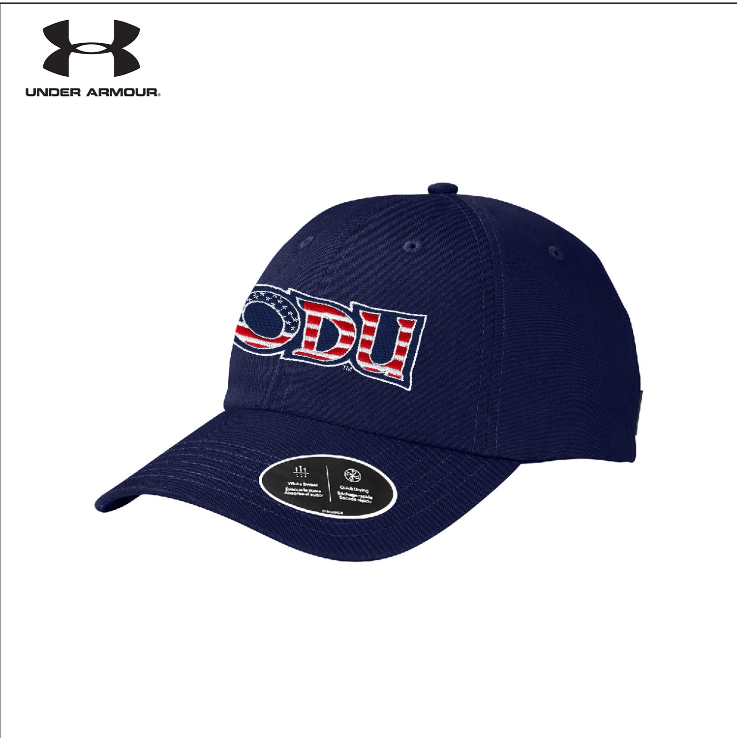 Old Dominion University, ODU Military - Military Logo, Under Armour - Team Chino Cap - Navy