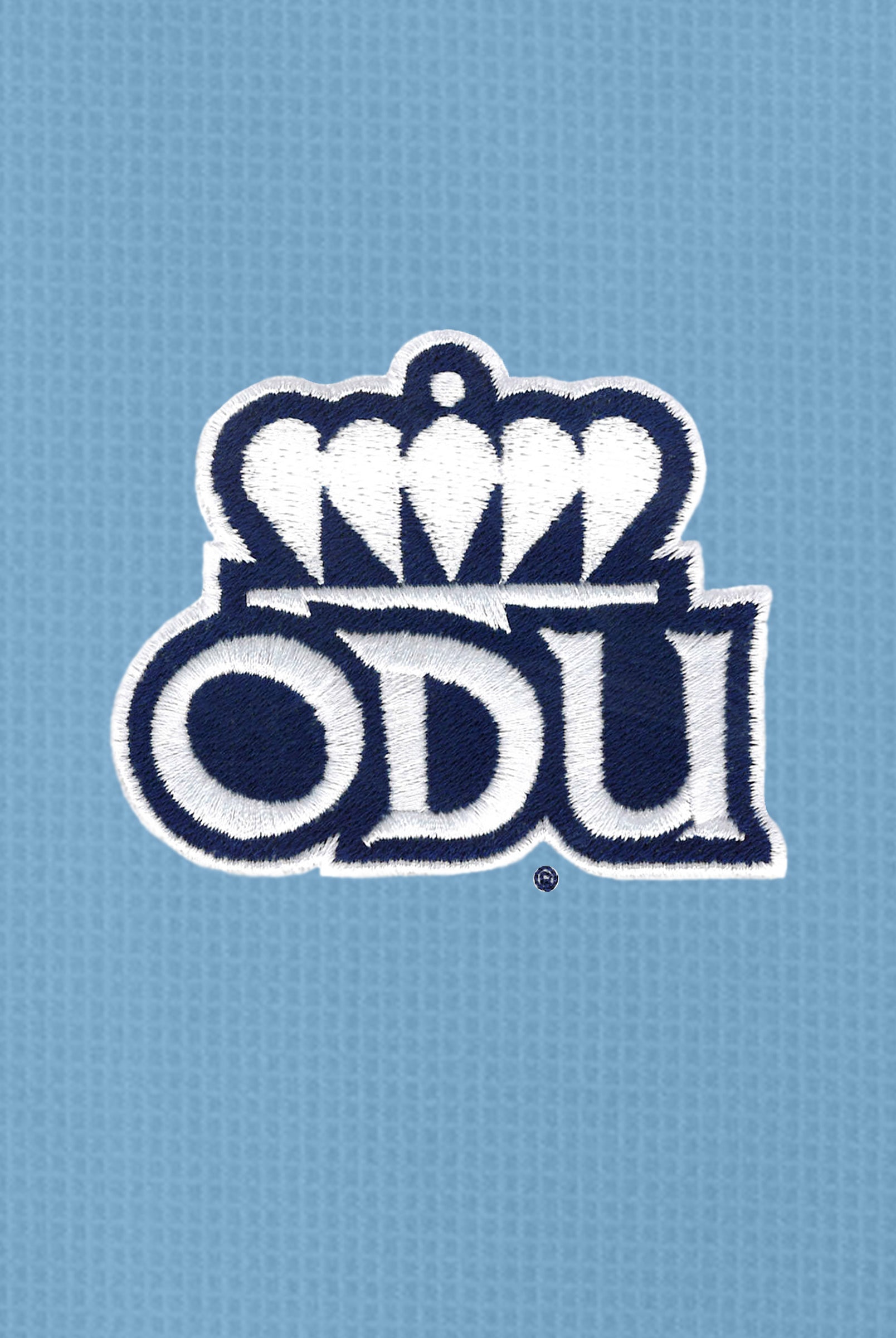 Old Dominion University, Logo 03, Short Sleeve UV Dockside Shirt - Hudson Blue