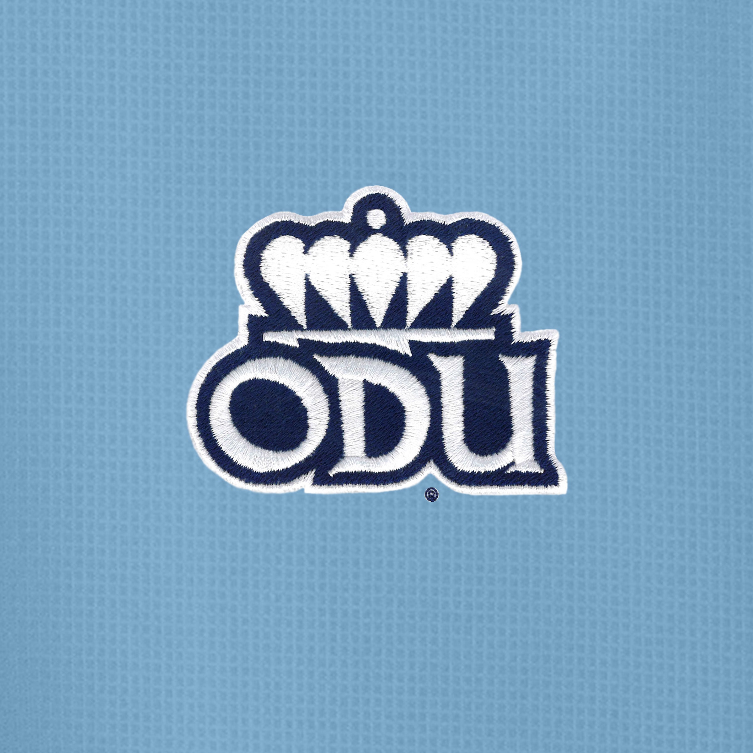 Old Dominion University, Logo 03, Short Sleeve UV Dockside Shirt - Hudson Blue