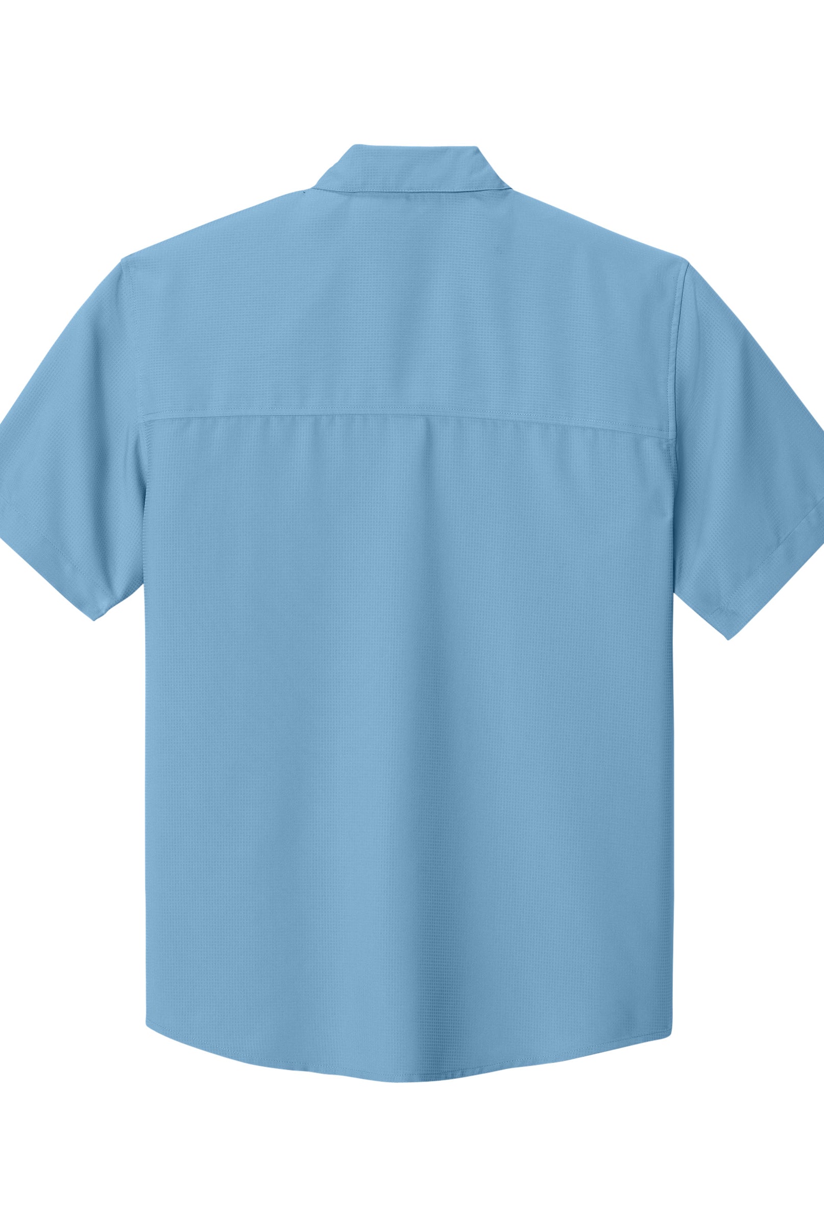 Old Dominion University, Logo 03, Short Sleeve UV Dockside Shirt - Hudson Blue