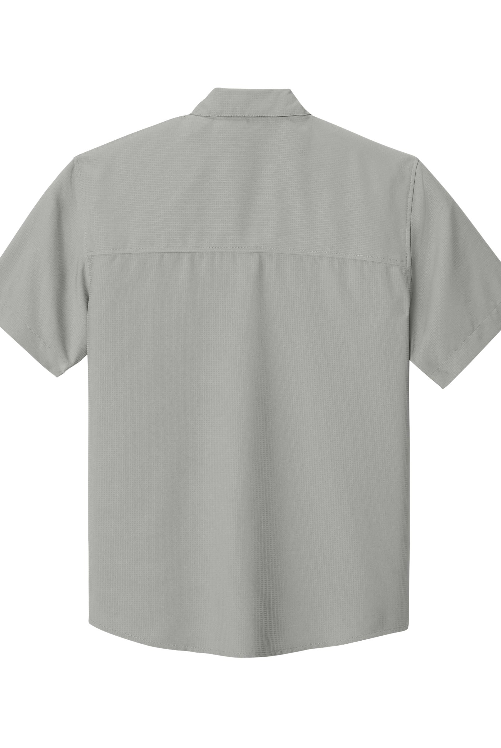 Old Dominion University, Logo 03, Short Sleeve UV Dockside Shirt Grey