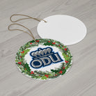 Old Dominion University, ODU Logo 01, Ceramic Ornament, Circle