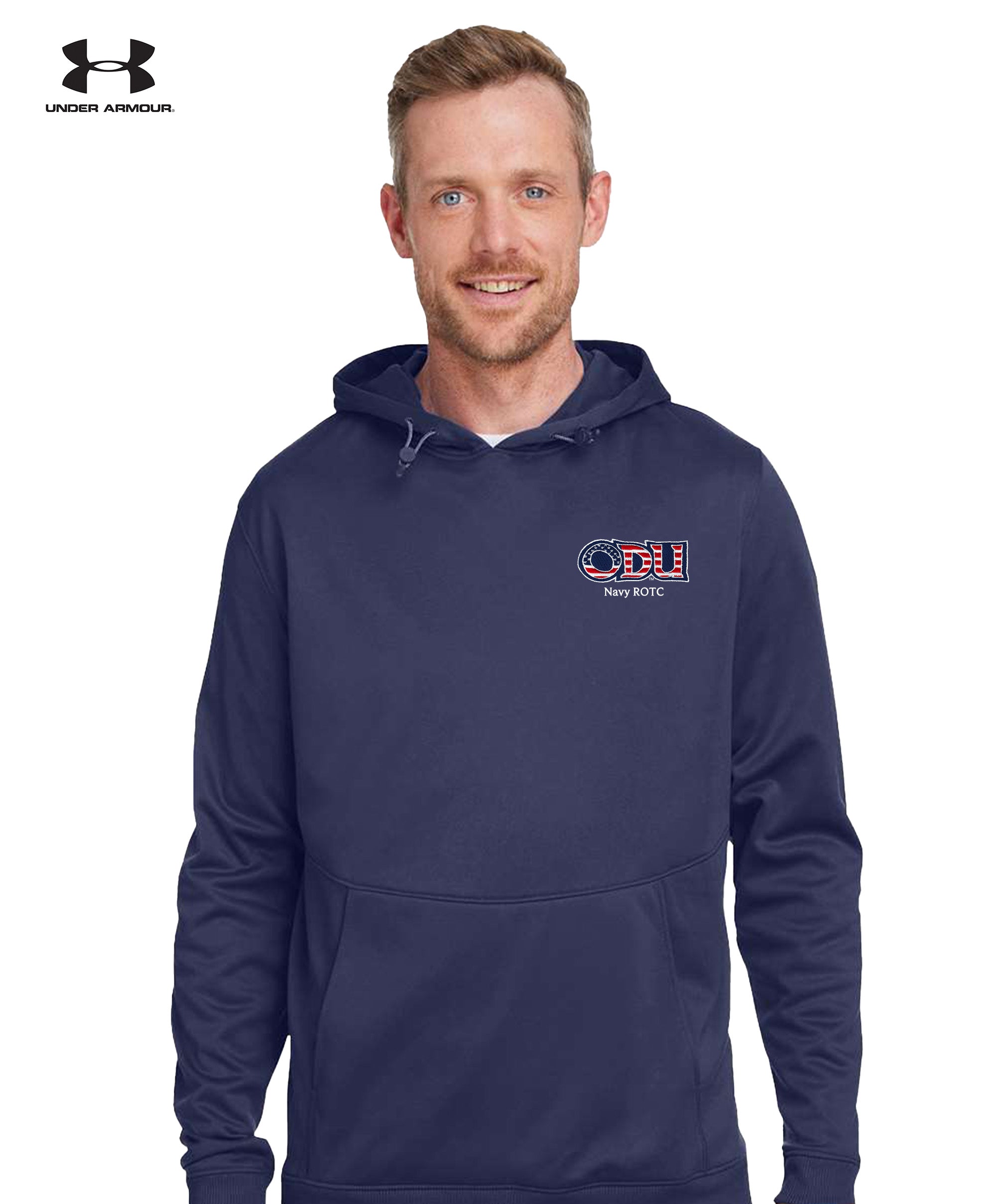 Old Dominion University, ODU Military - Navy ROTC, Under Armour - Storm Armour Fleece -Navy