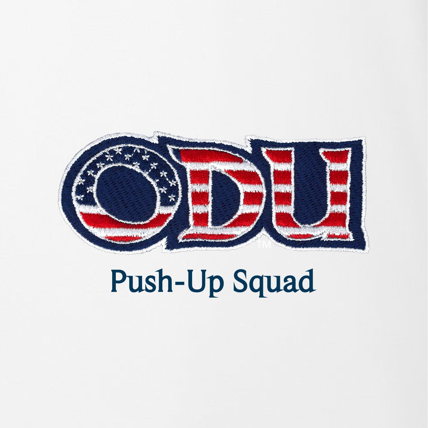 Old Dominion University, ODU Military - Push-Up Squad, Port Authority® Dry Zone® UV Micro-Mesh Tipped Polo Shirt - White