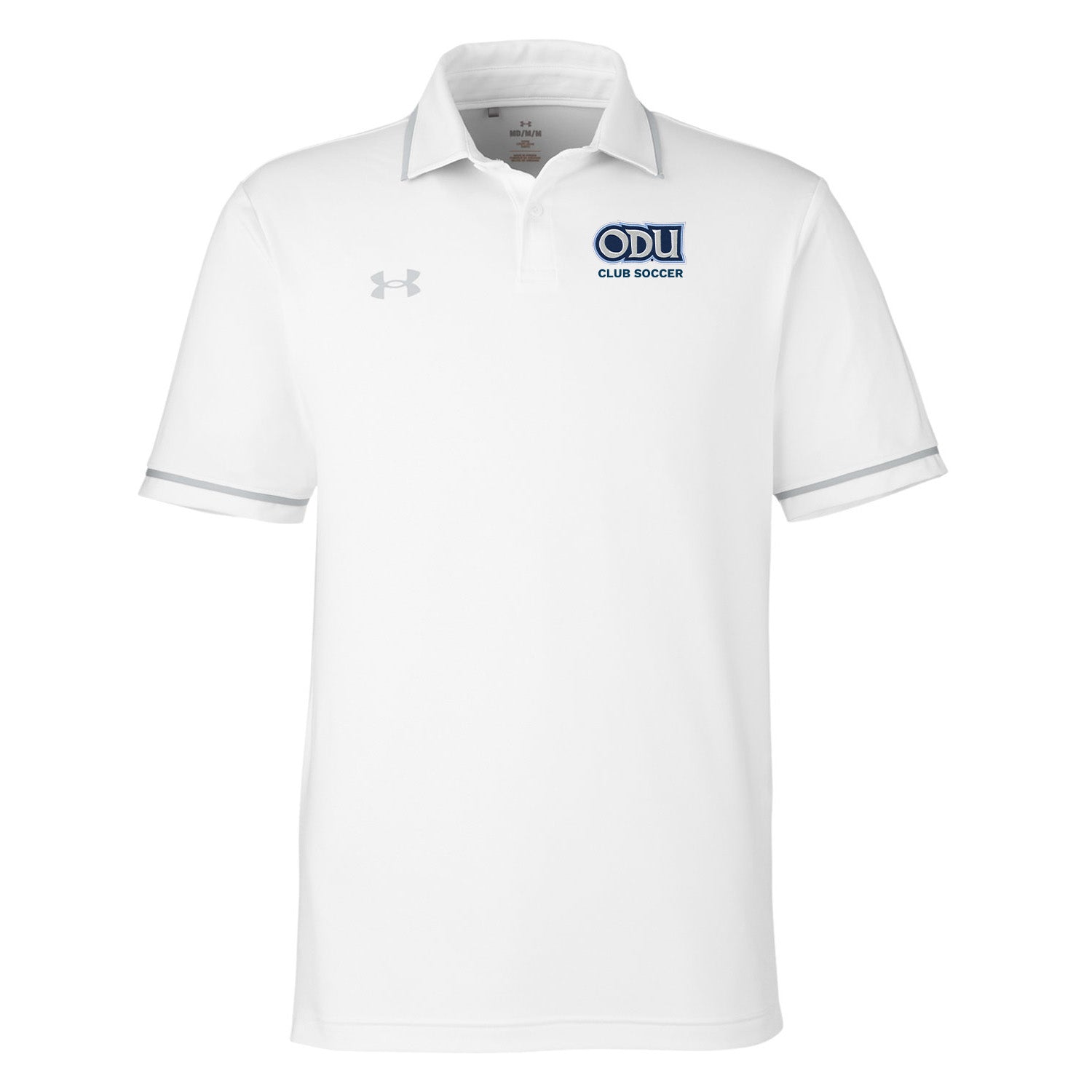 Old Dominion University, Club Sports - Soccer, Port Authority® Dry Zone® UV Micro-Mesh Tipped Polo Shirt - White
