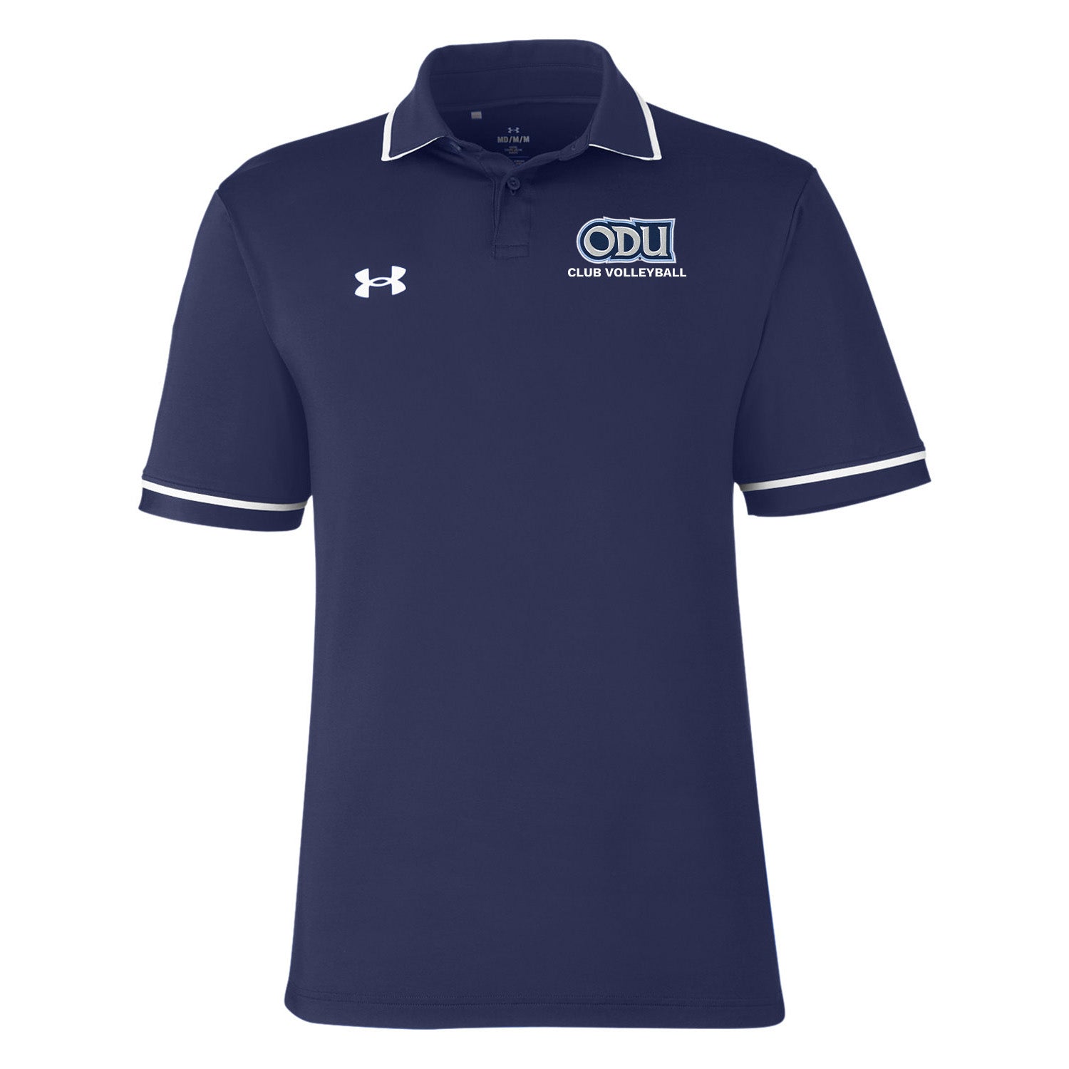 Old Dominion University, Club Sports - Volleyball, Port Authority® Dry Zone® UV Micro-Mesh Tipped Polo Shirt - Navy