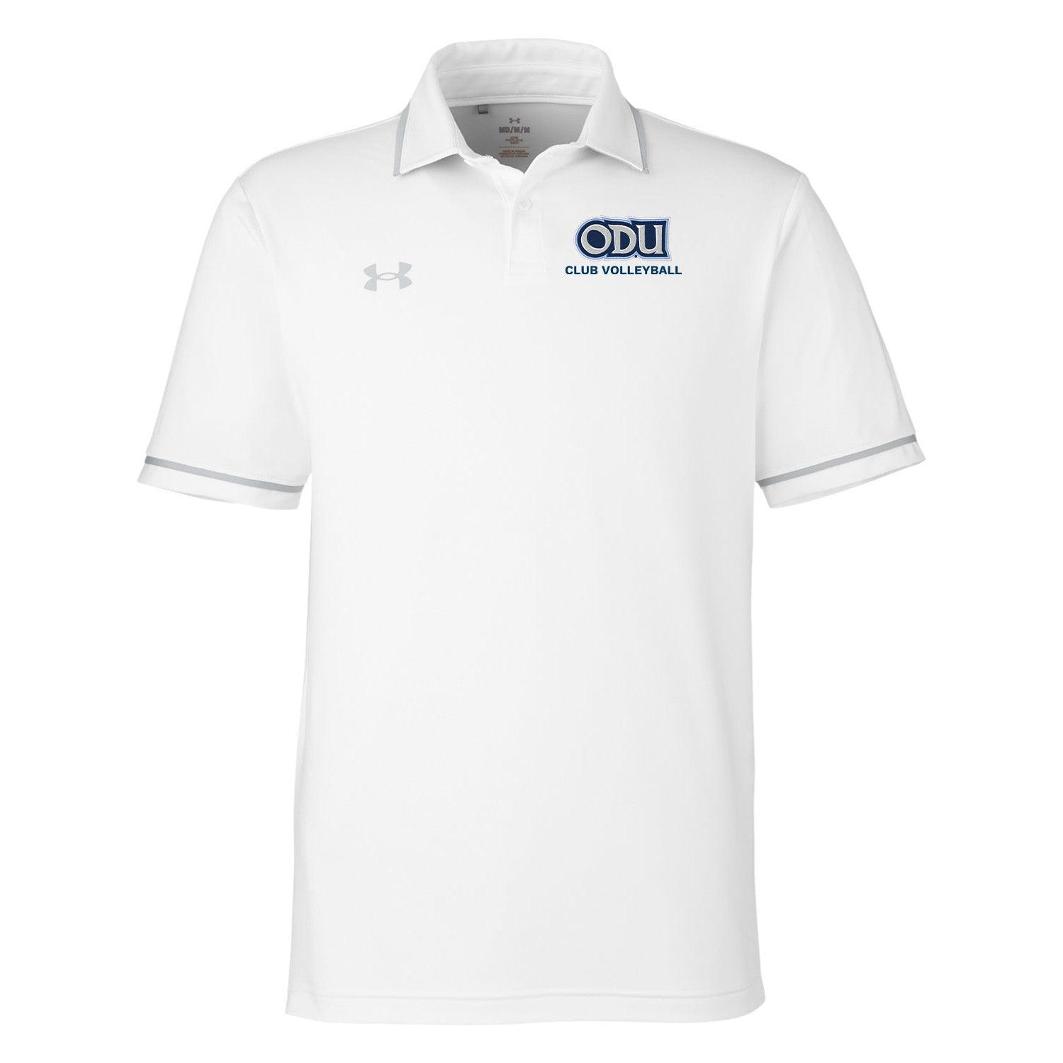 Old Dominion University, Club Sports - Volleyball, Port Authority® Dry Zone® UV Micro-Mesh Tipped Polo Shirt - White