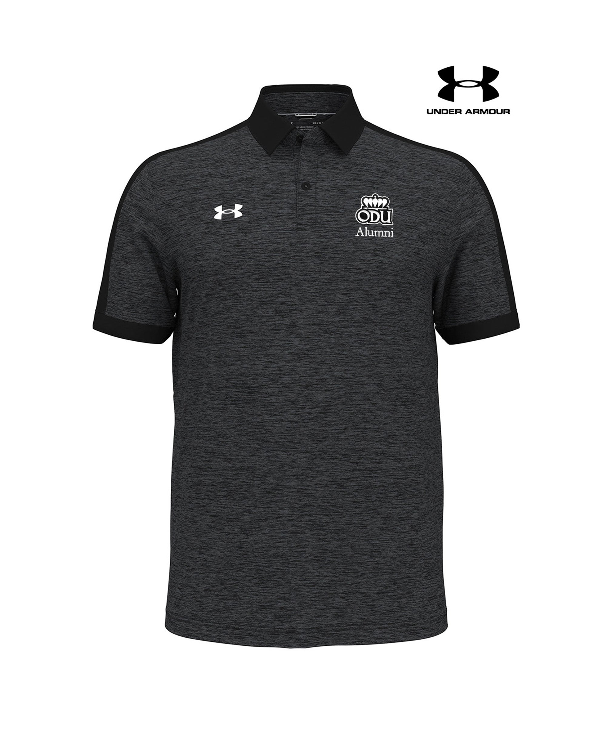 Old Dominion University, ODU Logo, Alumni, Under Armour Men's Trophy Level Polo - Gray