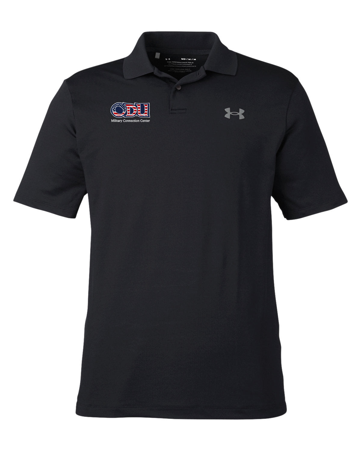 Old Dominion University, ODU Military - Military Connection Center, Under Armour - Performance 3.0 Golf Polo - Black