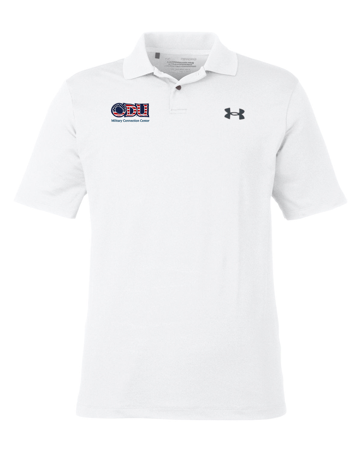 Old Dominion University, ODU Military - Military Connection Center, Under Armour - Performance 3.0 Golf Polo - White