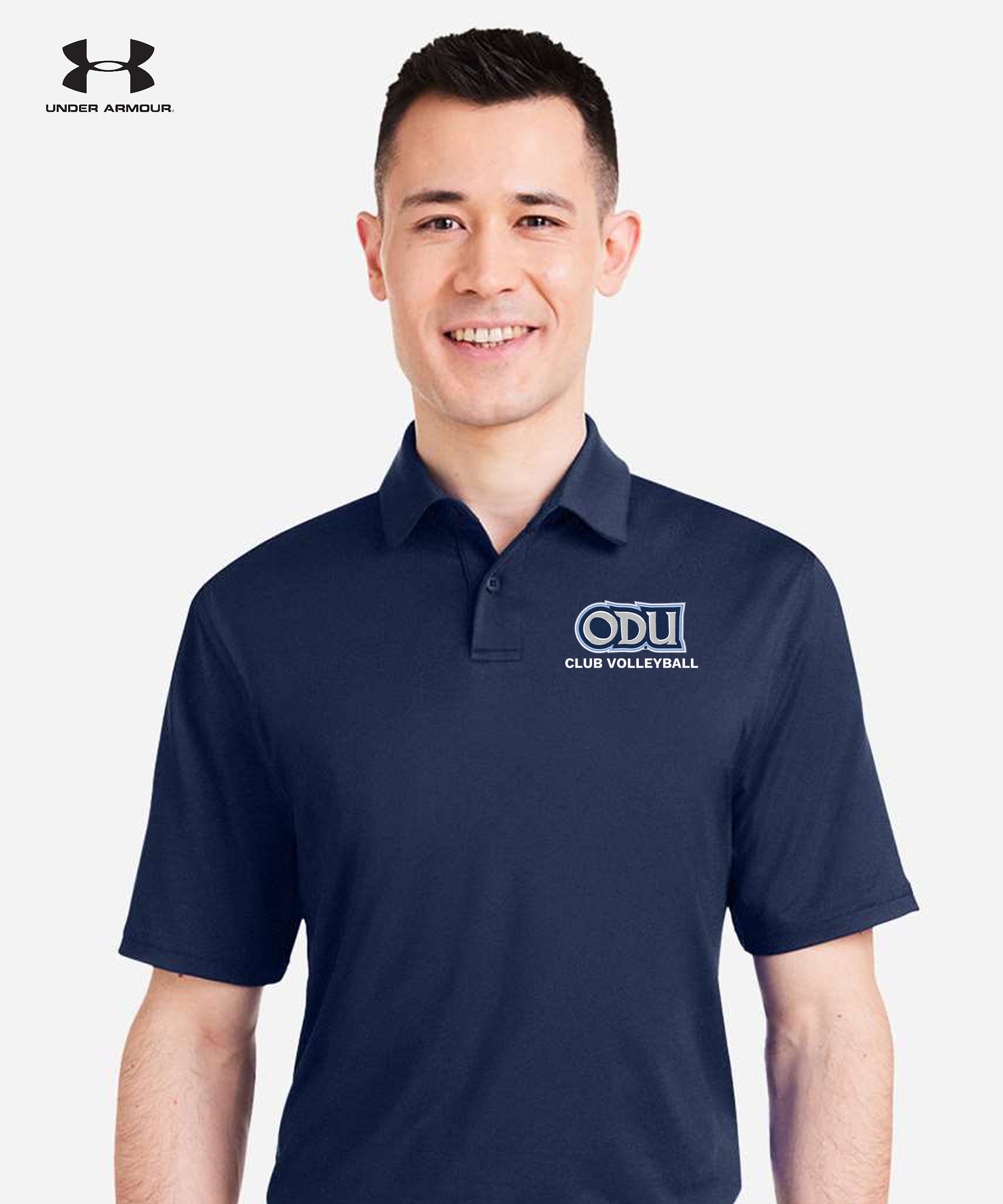 Old Dominion University, Club Sports - Volleyball, Under Armour Recycled Polo - Navy