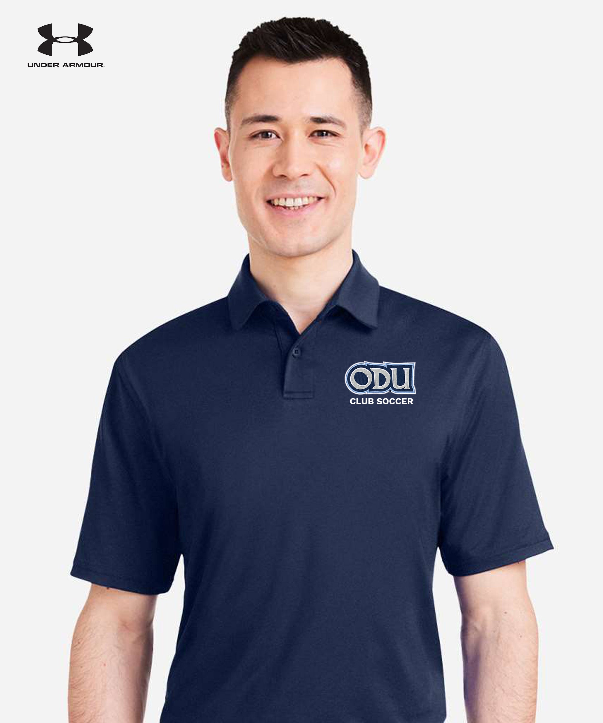 Old Dominion University, Club Sports - Soccer, Under Armour Recycled Polo - Navy