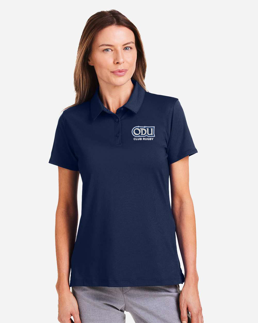 Old Dominion University, Club Sports - Rugby, Under Armour Women's Recycled Polo - Navy