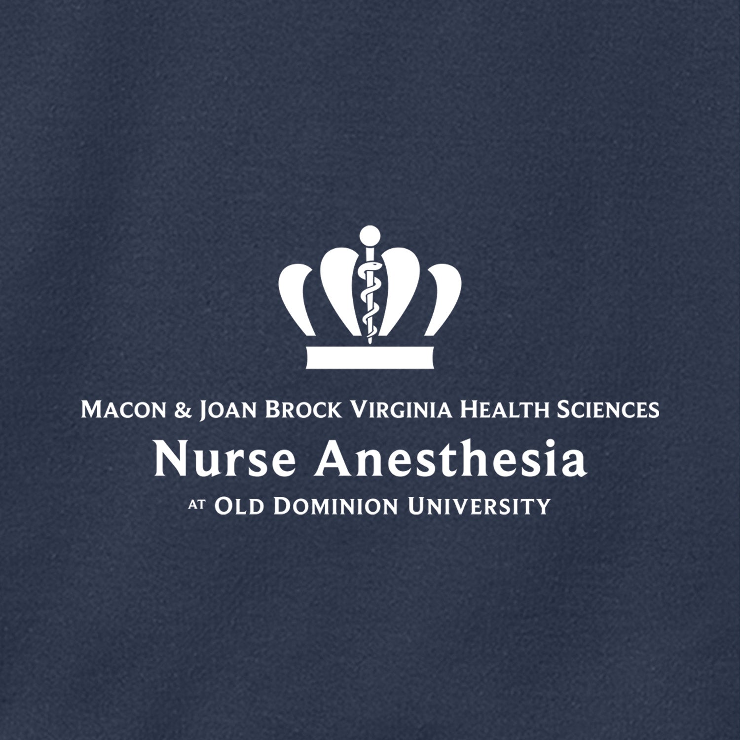 Old Dominion University, Full Logo, Nurse Anesthesia, Youth Heavy Blend™ Crewneck Sweatshirt - Navy
