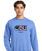 Old Dominion University, ODU Military - Alumni, Crewneck Sweatshirt - Carolina blue