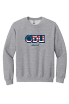 Old Dominion University, ODU Military - Alumni, Crewneck Sweatshirt - Grey