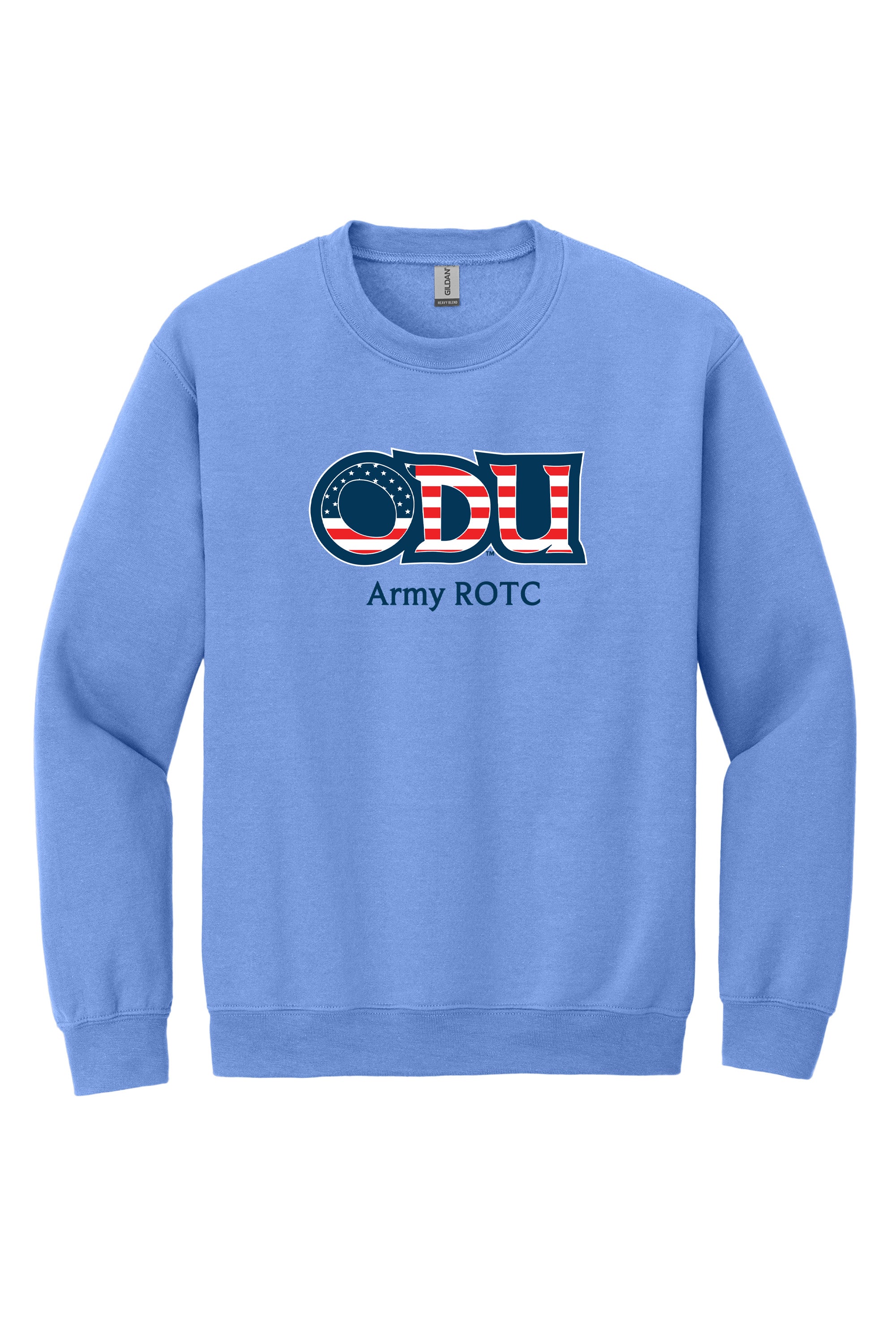 Old Dominion University, ODU Military - Army ROTC, Crewneck Sweatshirt - Carolina Blue