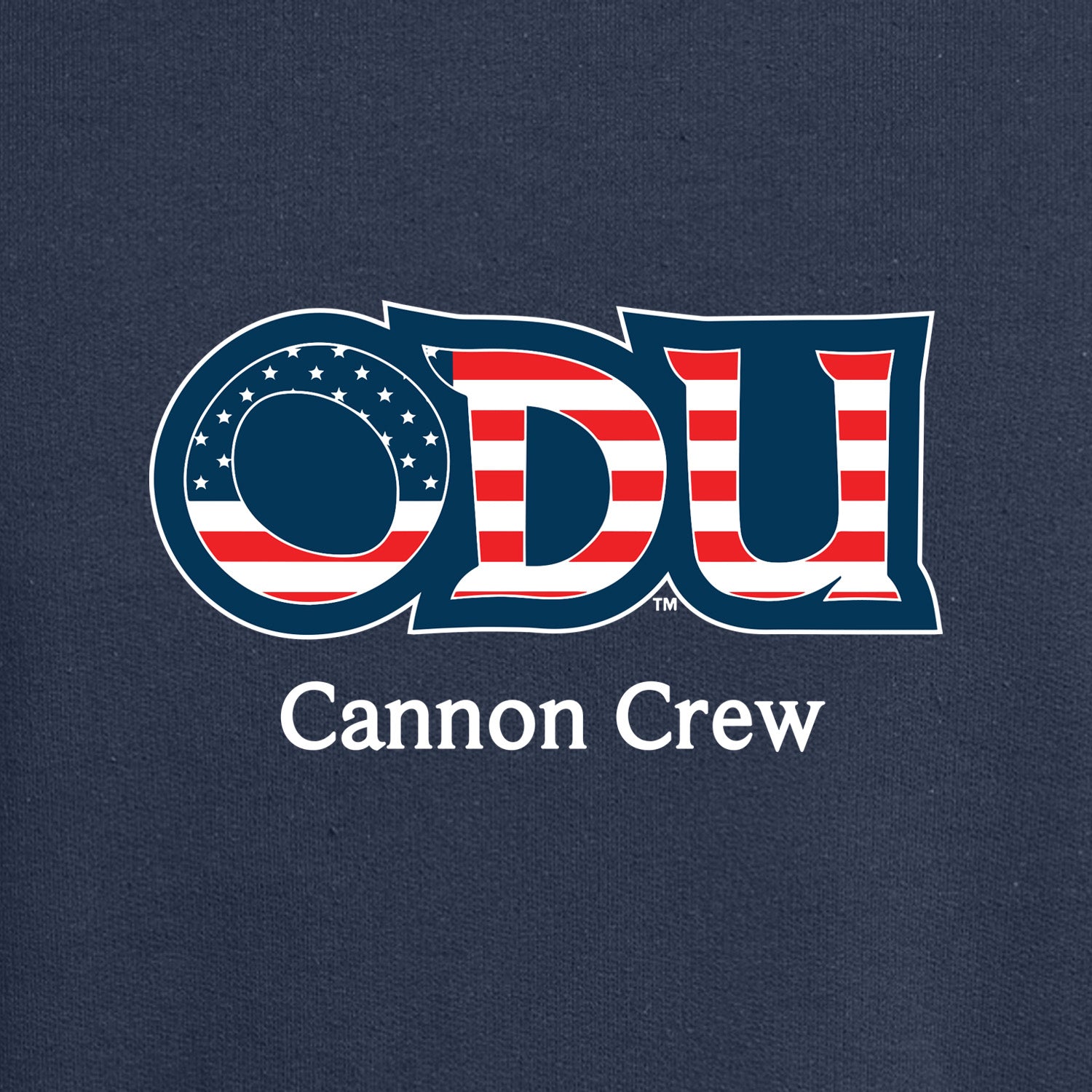 Old Dominion University, ODU Military - Cannon Crew, Crewneck Sweatshirt - Navy