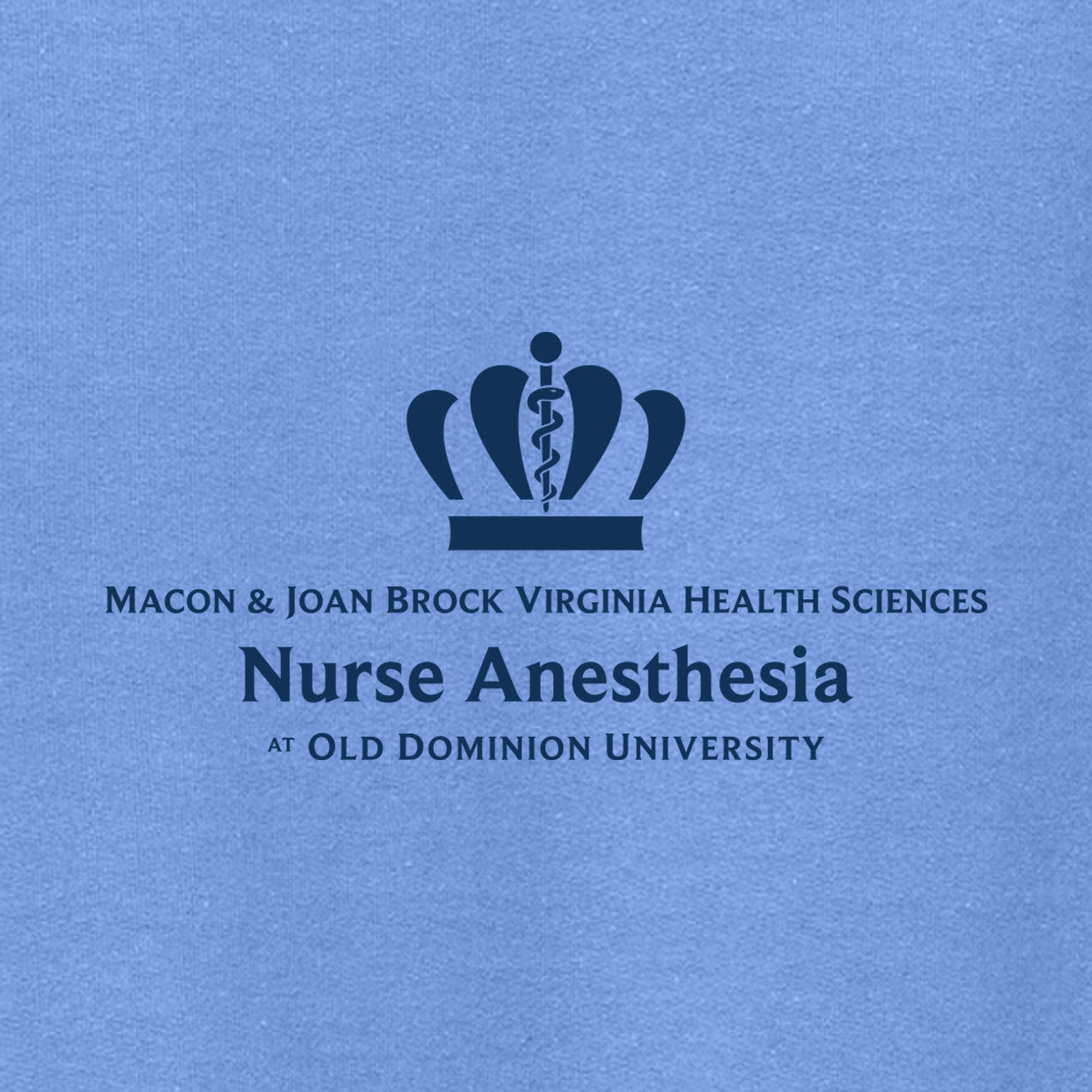 Old Dominion University, Full Logo, Nurse Anesthesia, Heavy Blend™ Crewneck Sweatshirt - Hudson Blue